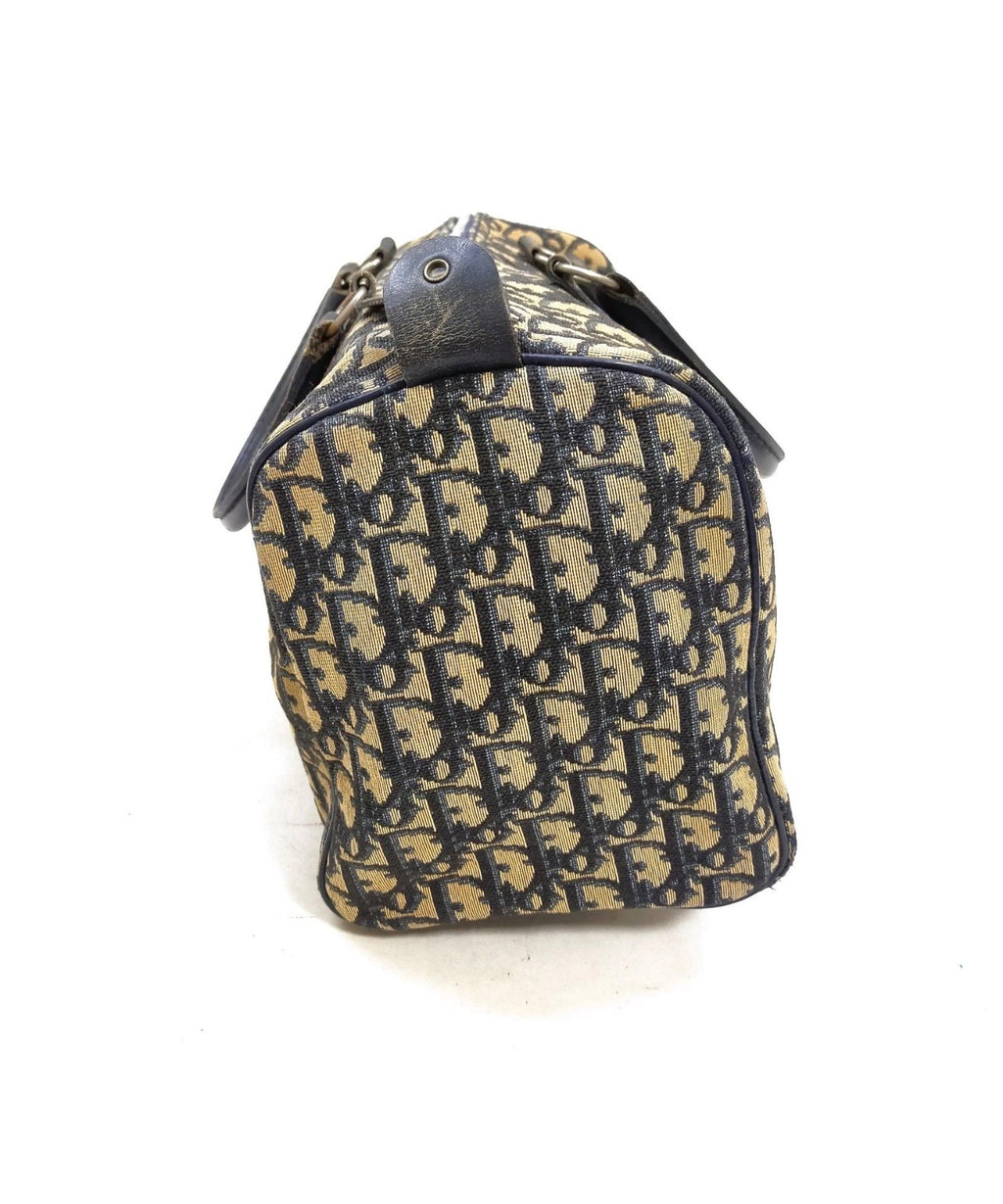 Christian Dior Trotter Boston Bag – Navy