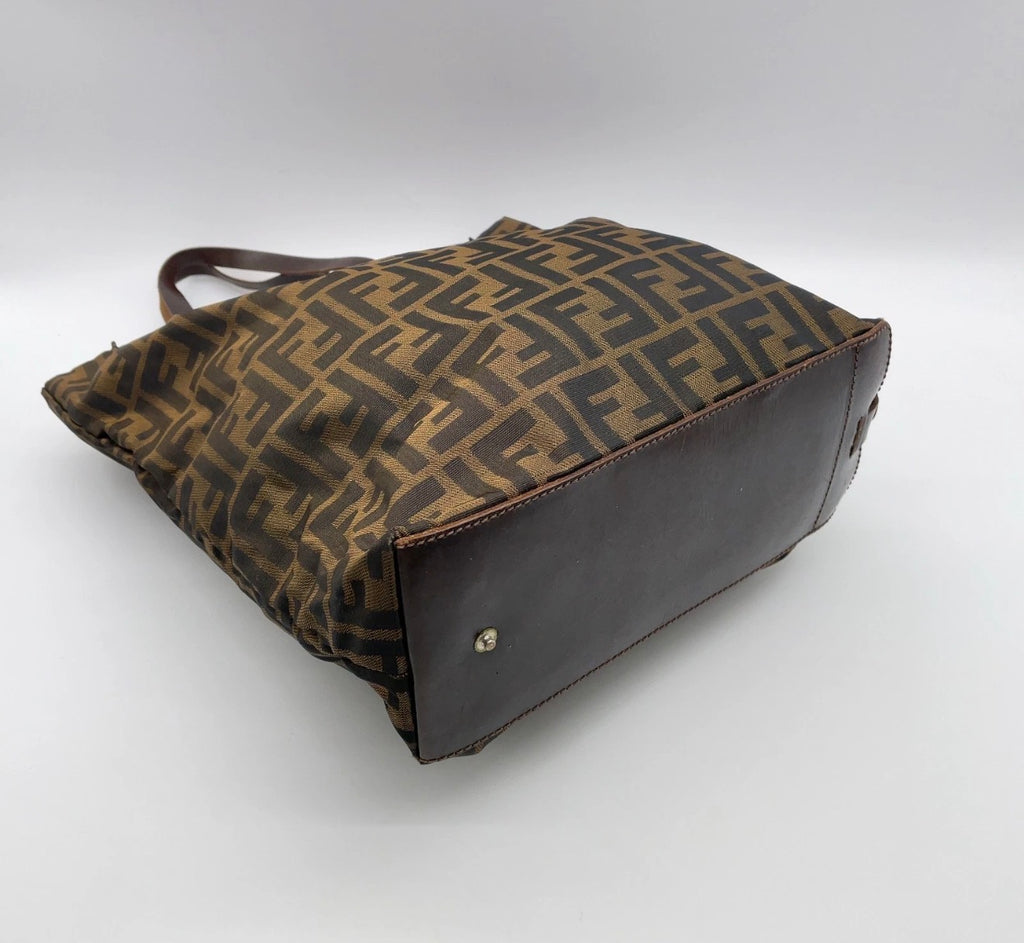 Fendi Zucca Canvas Tote Bag