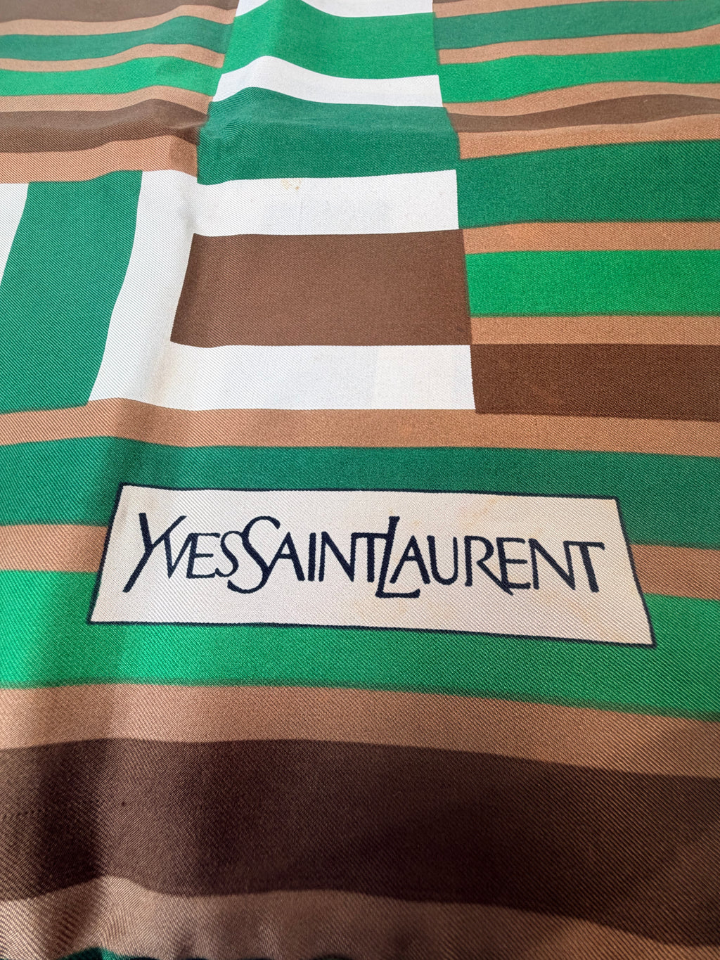 Yves Saint Laurent Silk Scarf