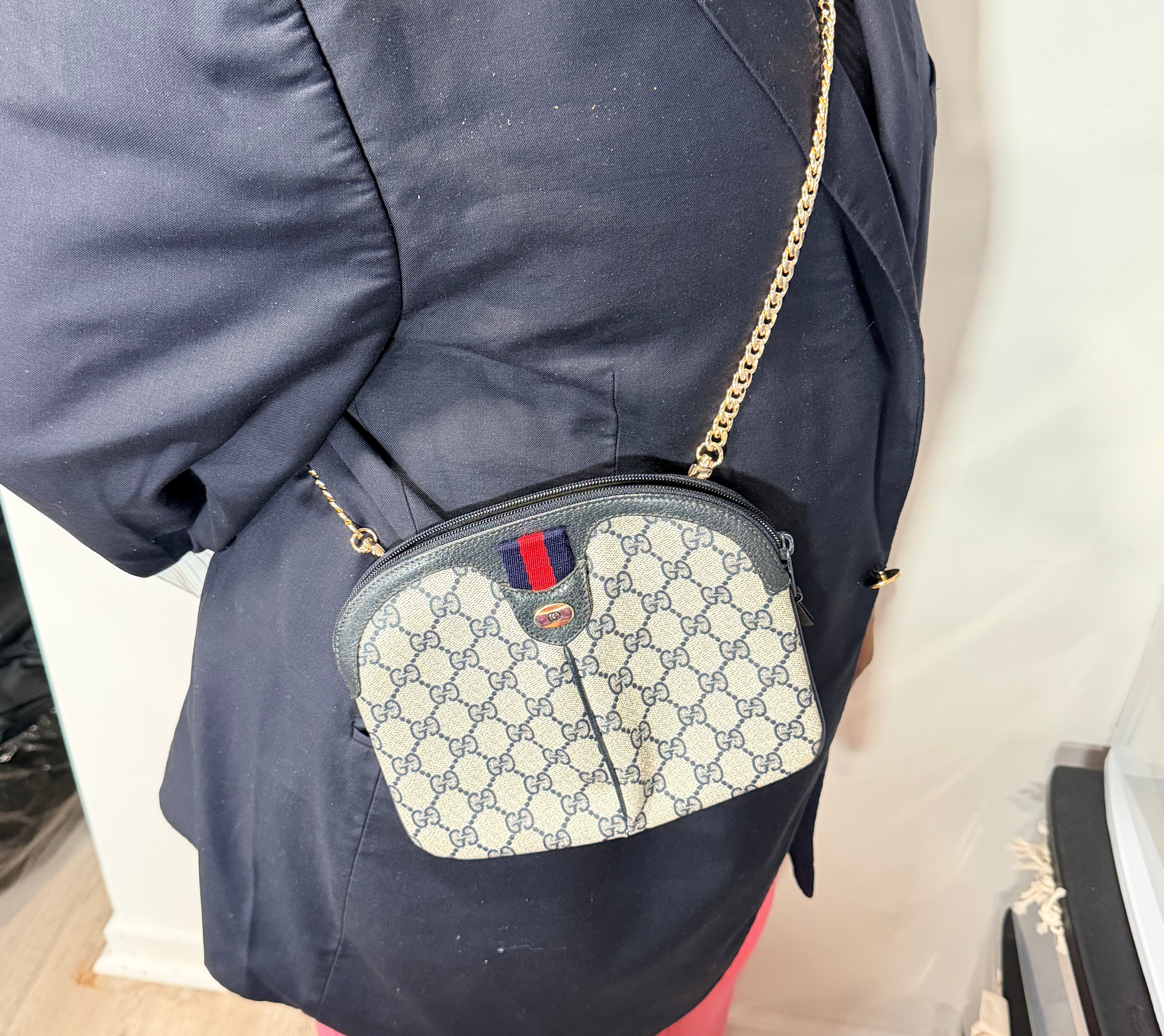 Gucci GG Supreme Mini Crossbody Bag