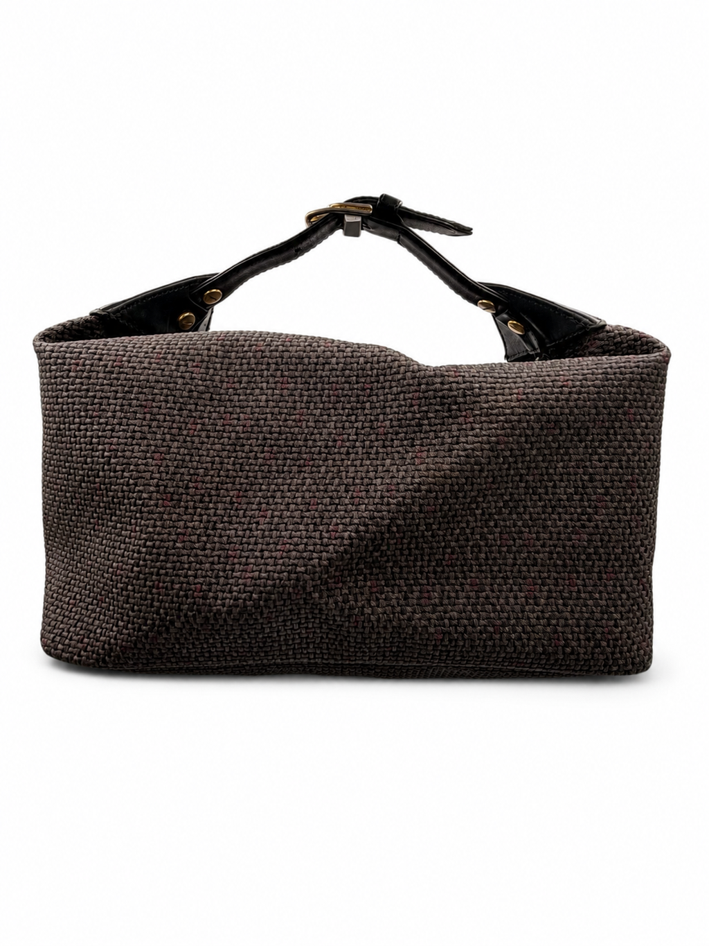 Vintage Yves Saint Laurent Woven Vanity Hand Bag