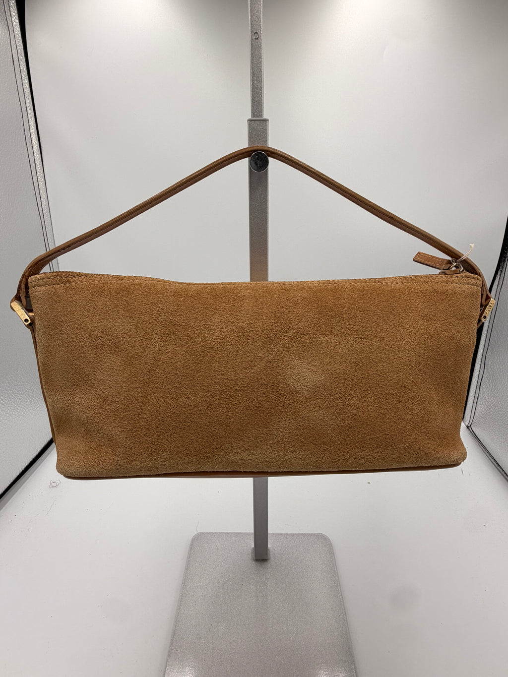 Gucci Mini Pochette Shoulder Bag - Camel Suede