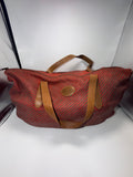 GUCCI Vintage Nylon Duffle Bag – Red & Green Stripe