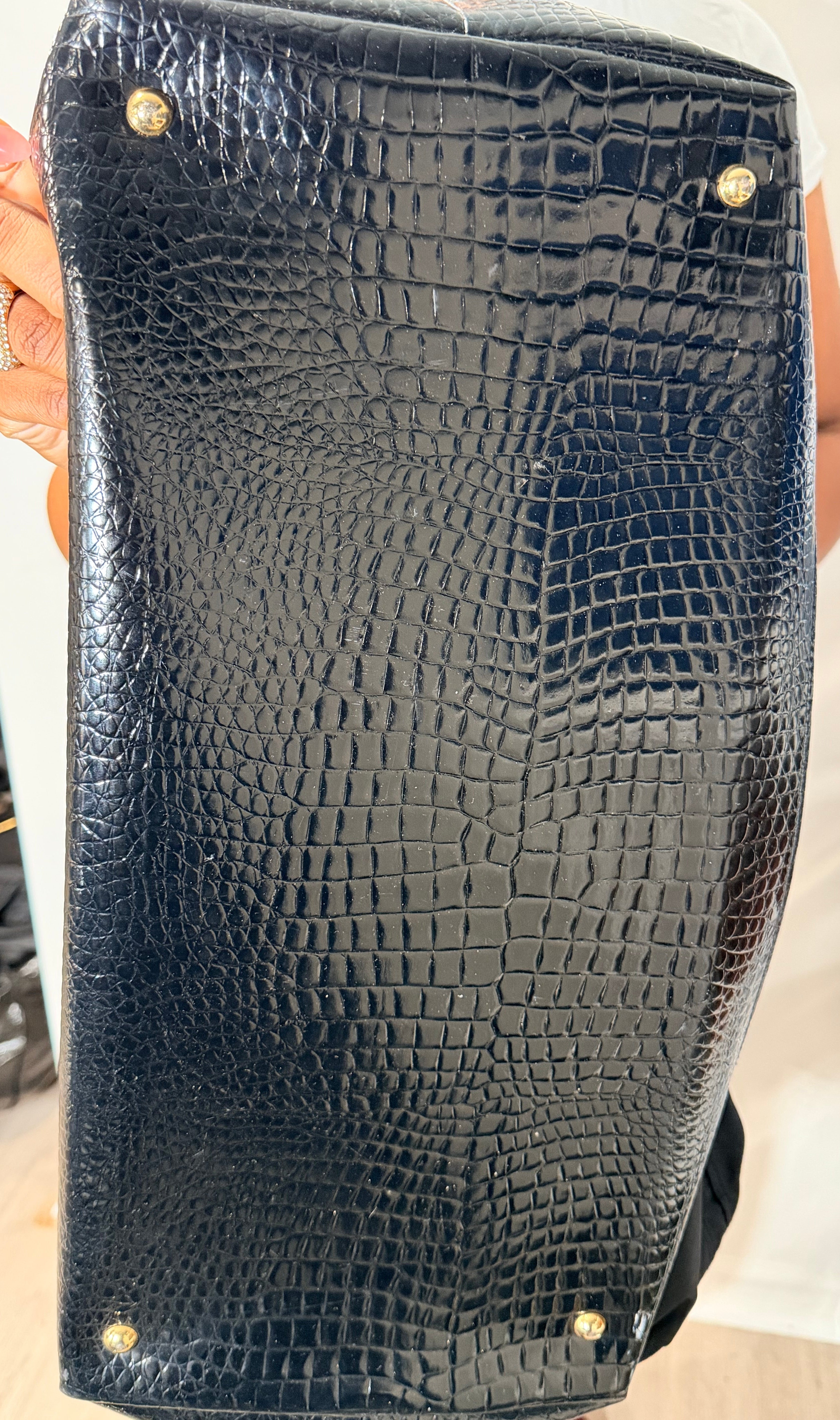 Valentino Italy Oversized Travel Tote / Weekender Bag