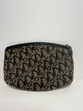 Christian Dior Trotter Mini Pouch – Navy Oblique Canvas
