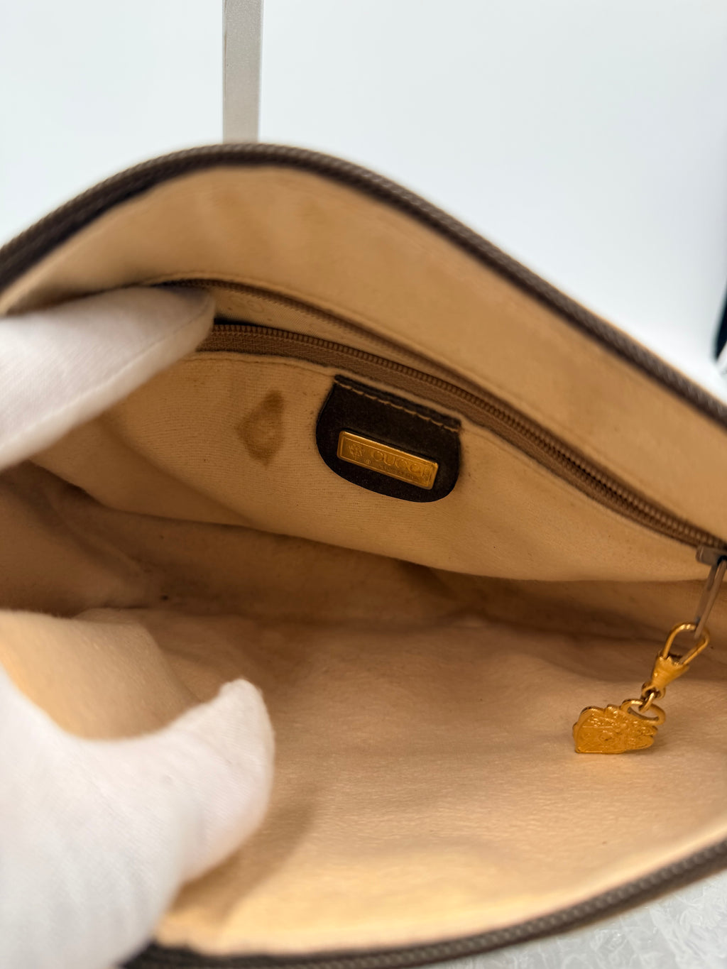 Gucci GG Supreme Web Crossbody Bag