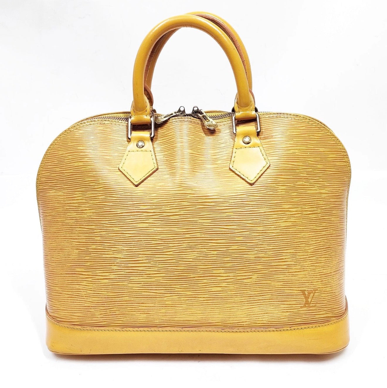 Louis Vuitton Yellow Epi Alma PM