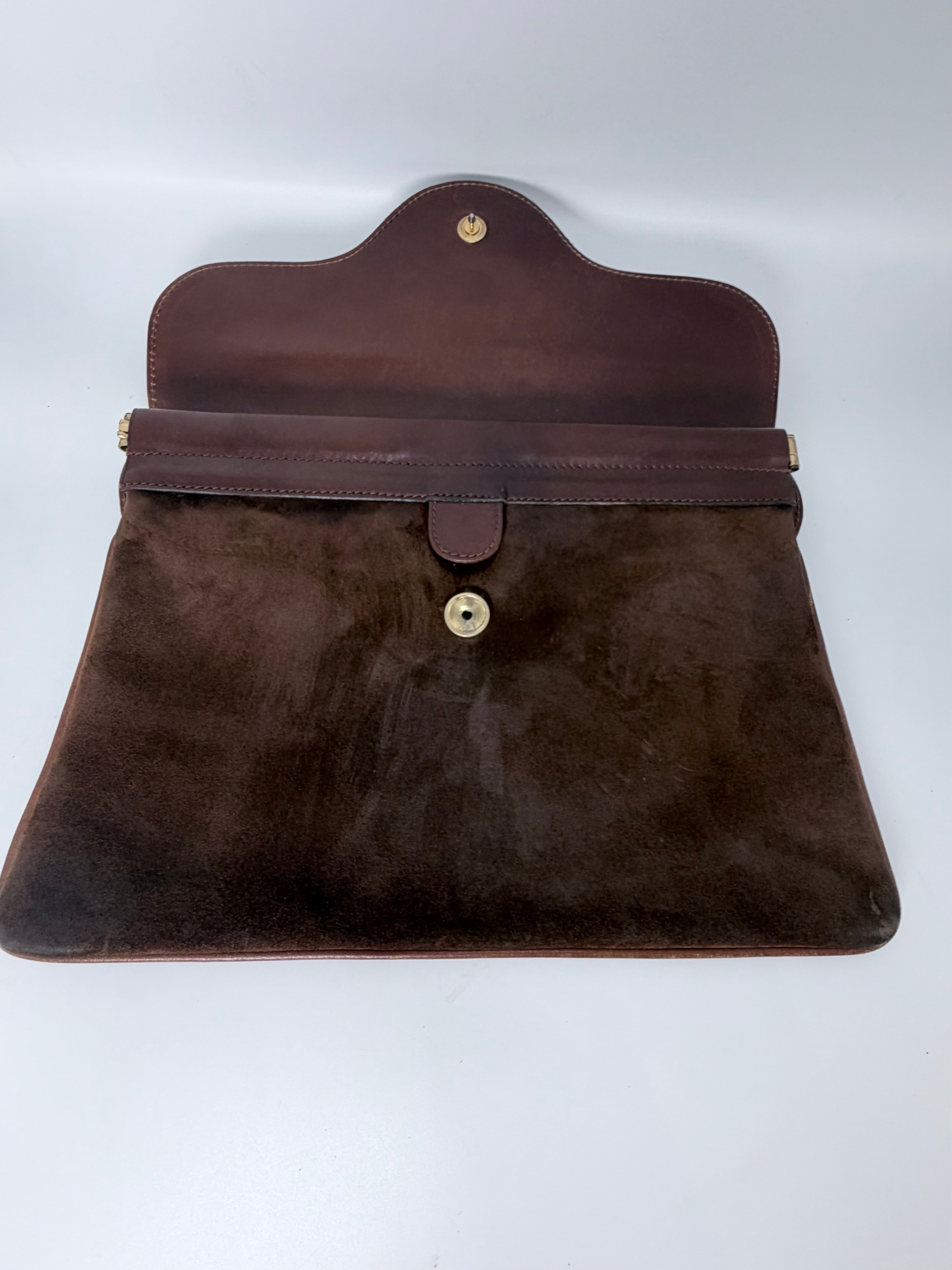 Rare Brown Vintage Gucci Clutch