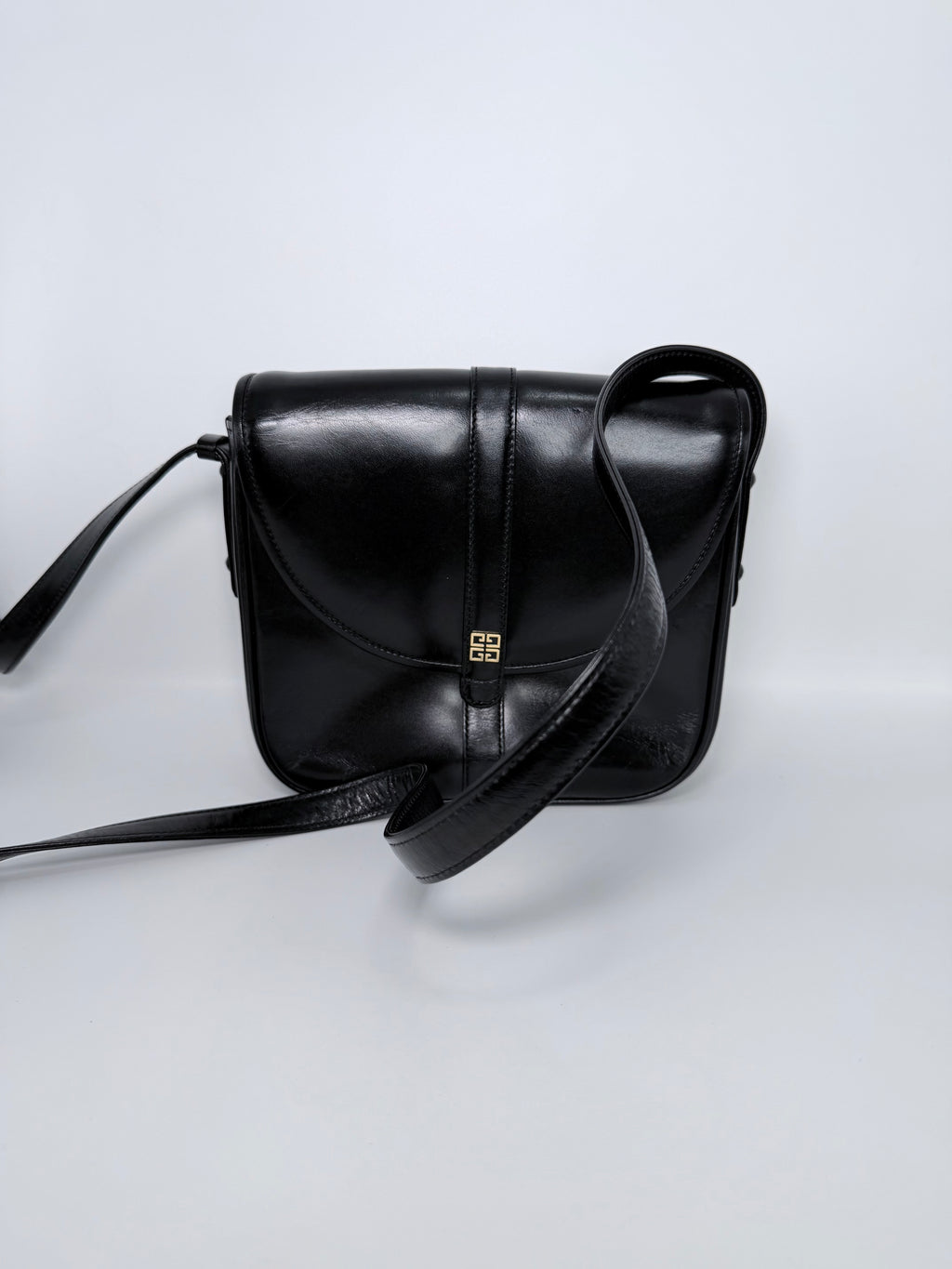 Balenciaga Black Leather Crossbody Bag