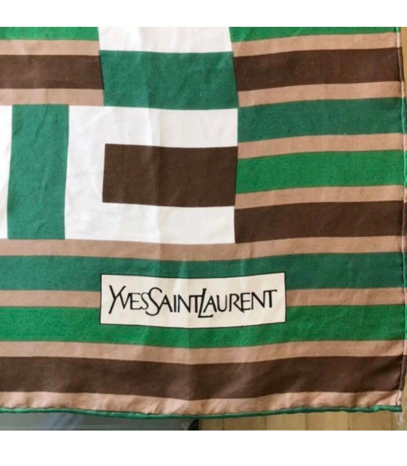 Yves Saint Laurent Silk Scarf