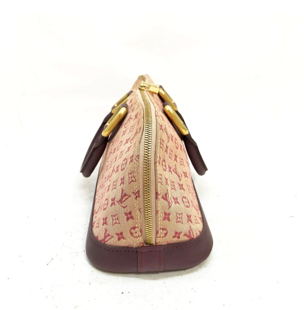 Louis Vuitton Mini Lin Alma Long Bag – Burgundy