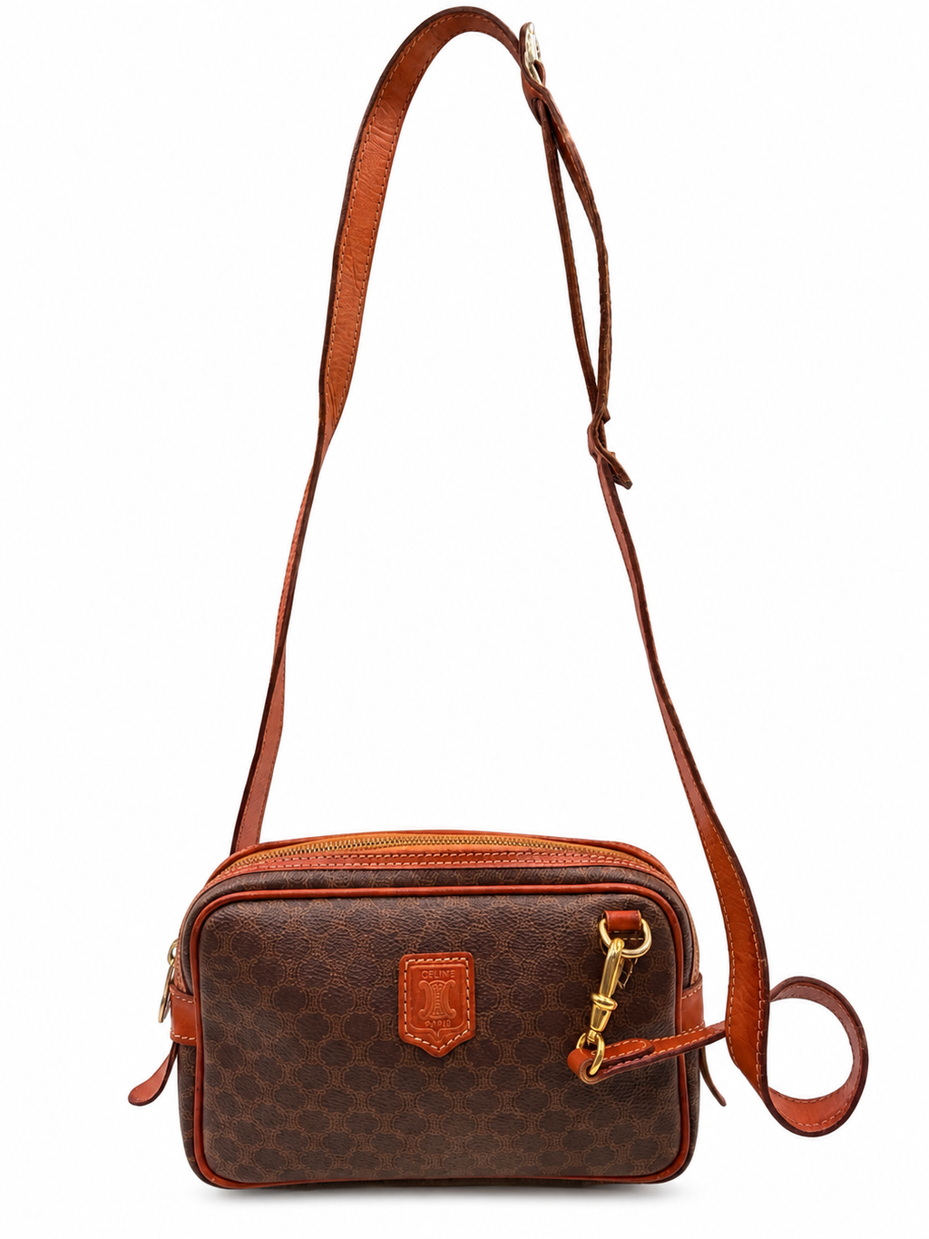 Celine Vintage Macadam Crossbody Camera Bag