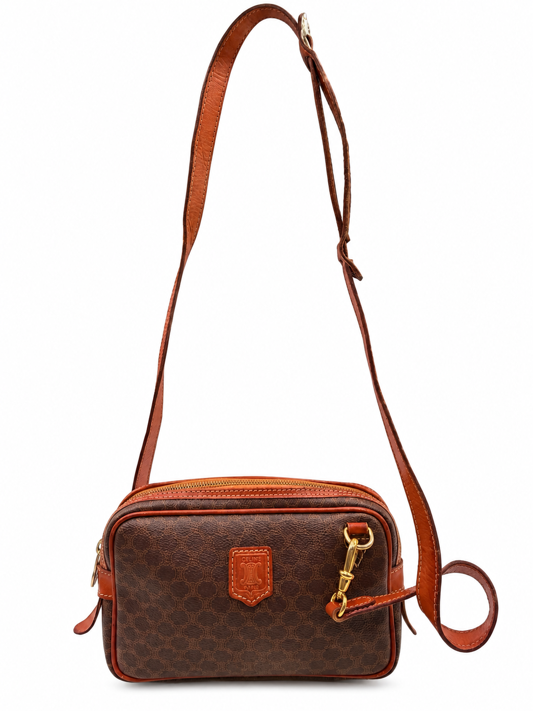 Celine Vintage Macadam Crossbody Camera Bag