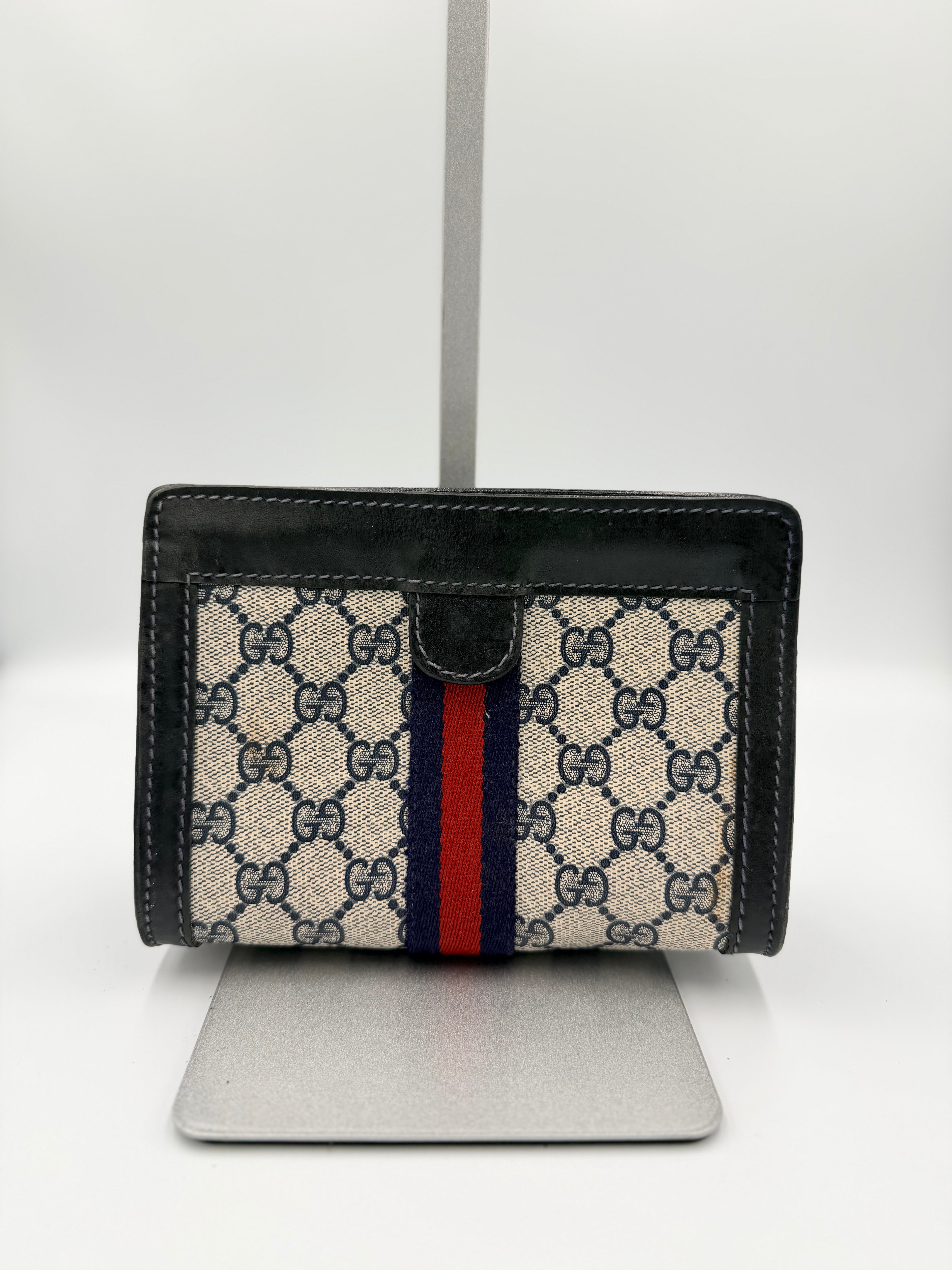 Gucci GG Supreme Web Clutch
