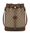 Gucci Vintage GG Supreme Drawstring Bucket Bag