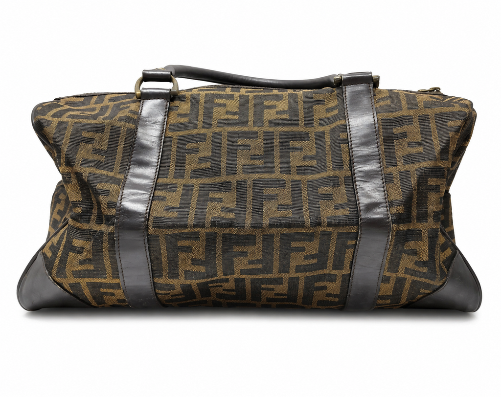 Fendi Zucca Boston Bag