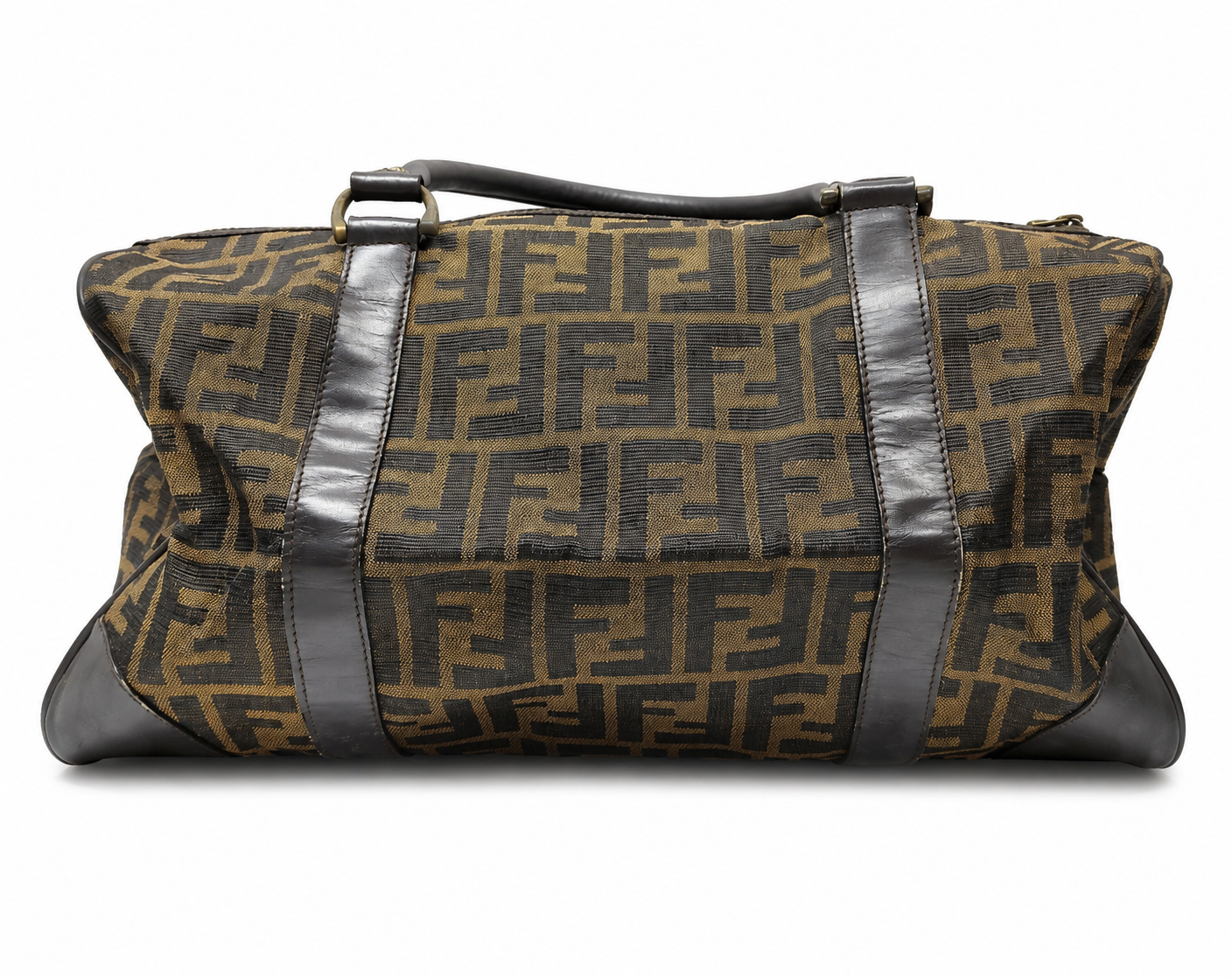 Fendi Zucca Boston Bag