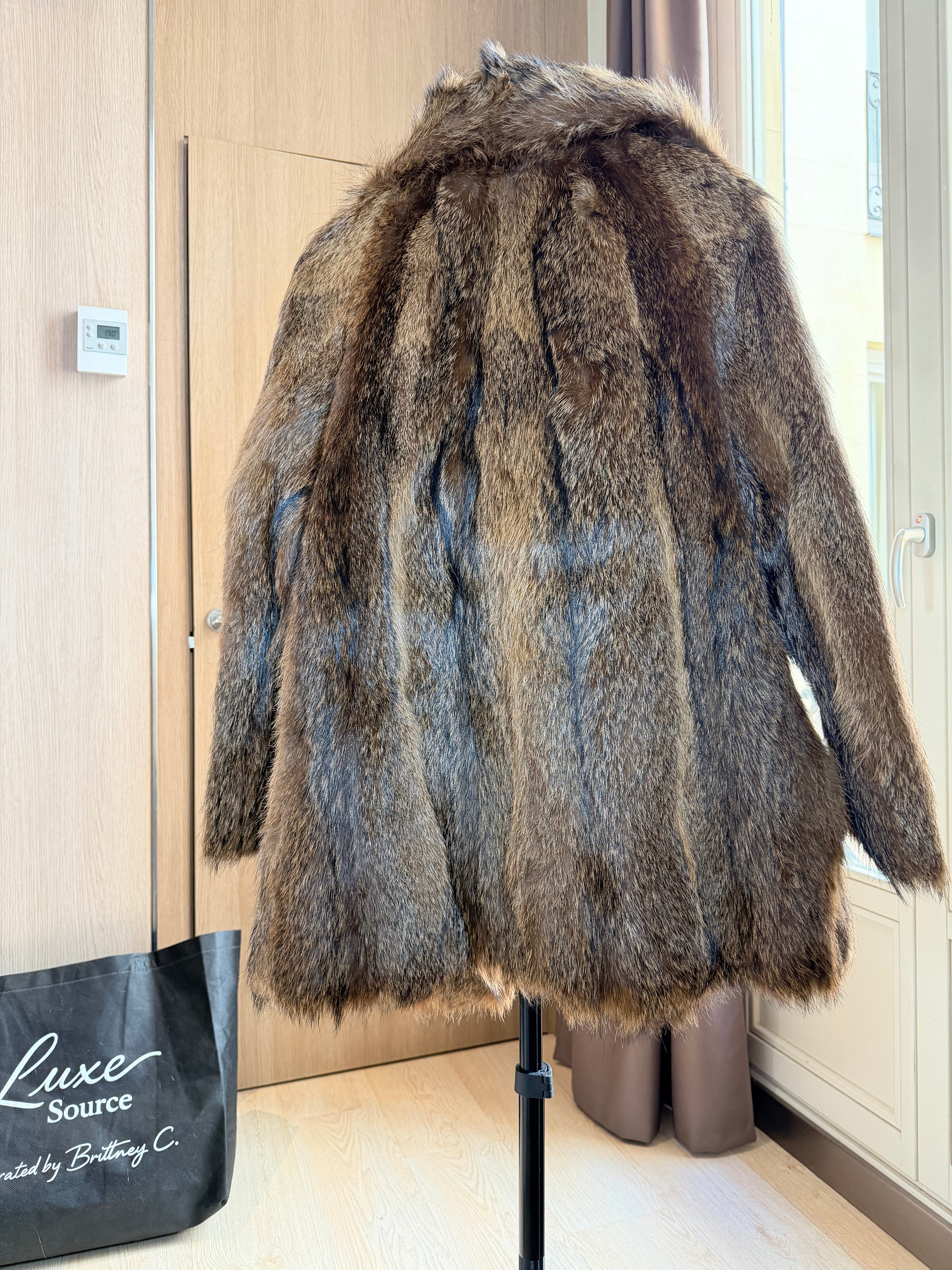 Vintage Coyote Fur Coat – Large - 045