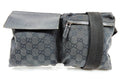 Gucci GG Canvas Belt Bag / Waist Bag (Black)