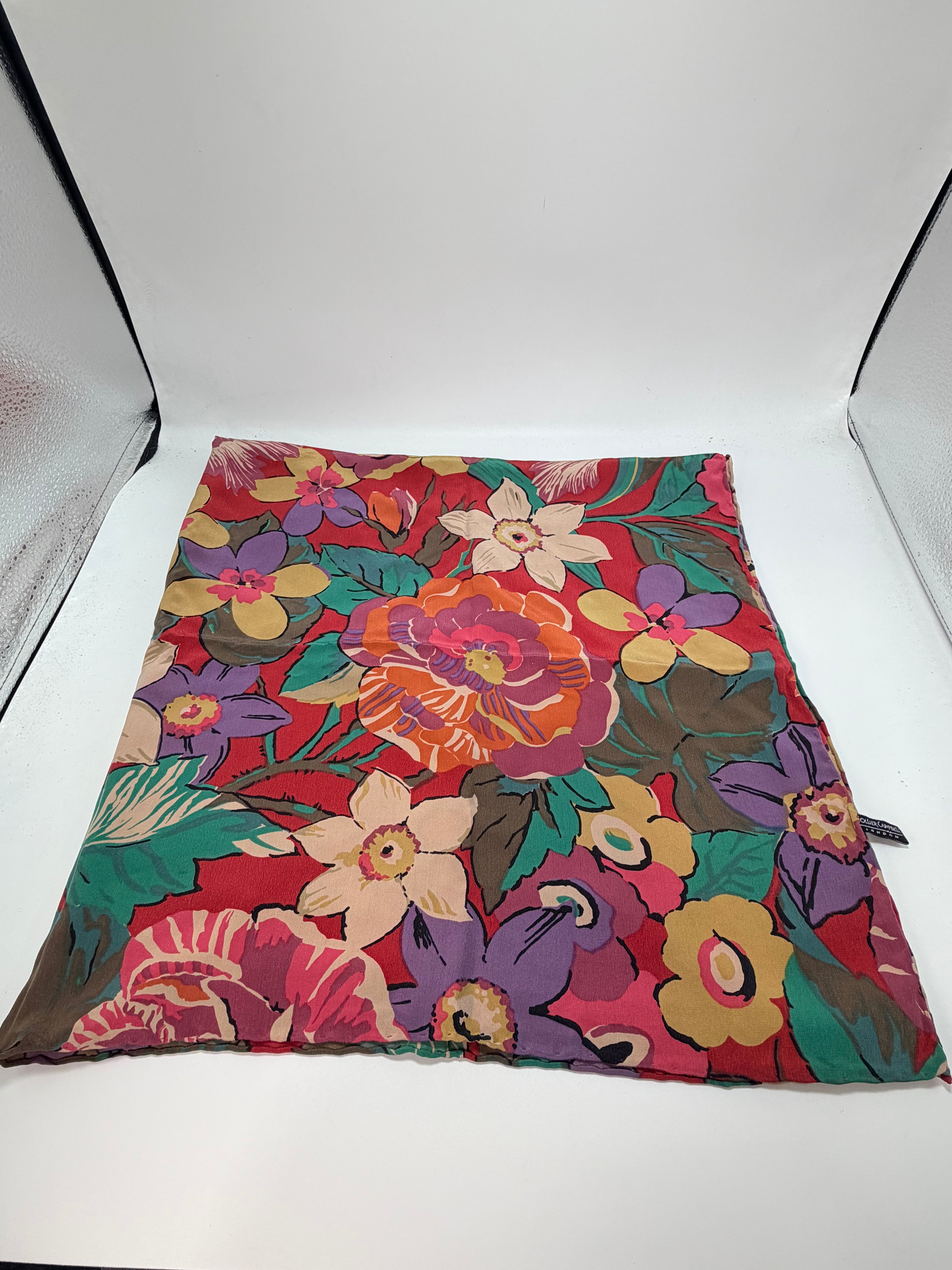 Collier Campbell Floral Cotton Scarf