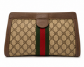 Gucci GG Supreme Web Clutch