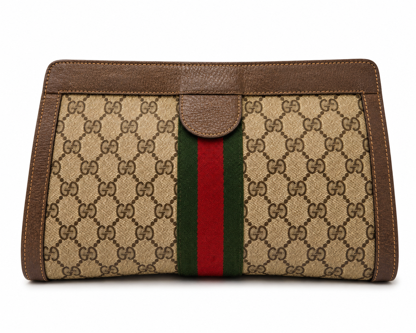 Gucci GG Supreme Web Clutch
