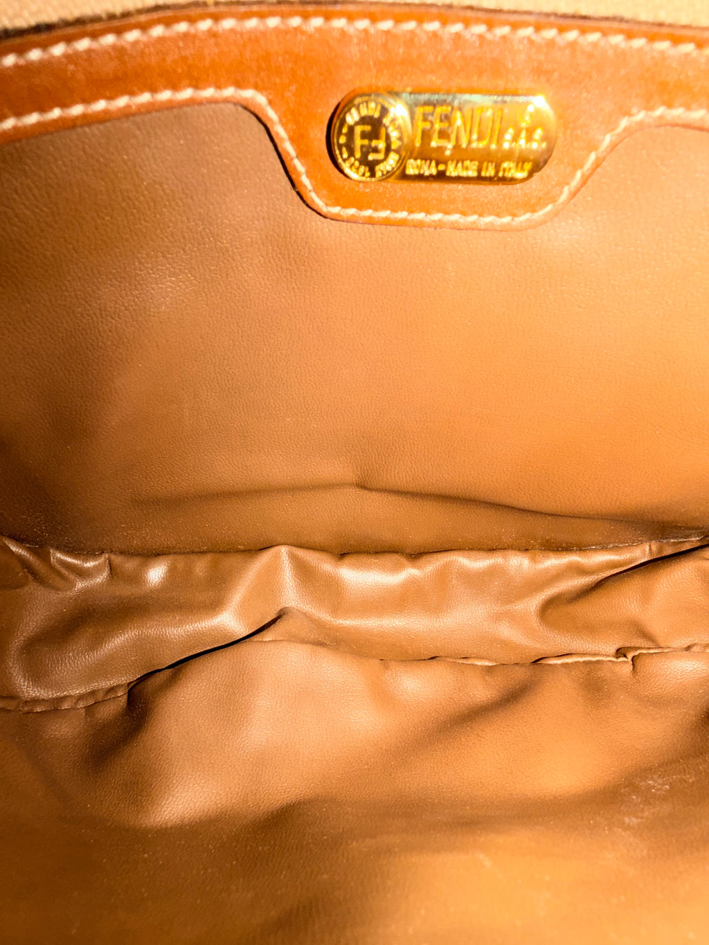 Fendi Vintage Zucca Canvas Crossbody / Shoulder Bag – Brown FF Monogram