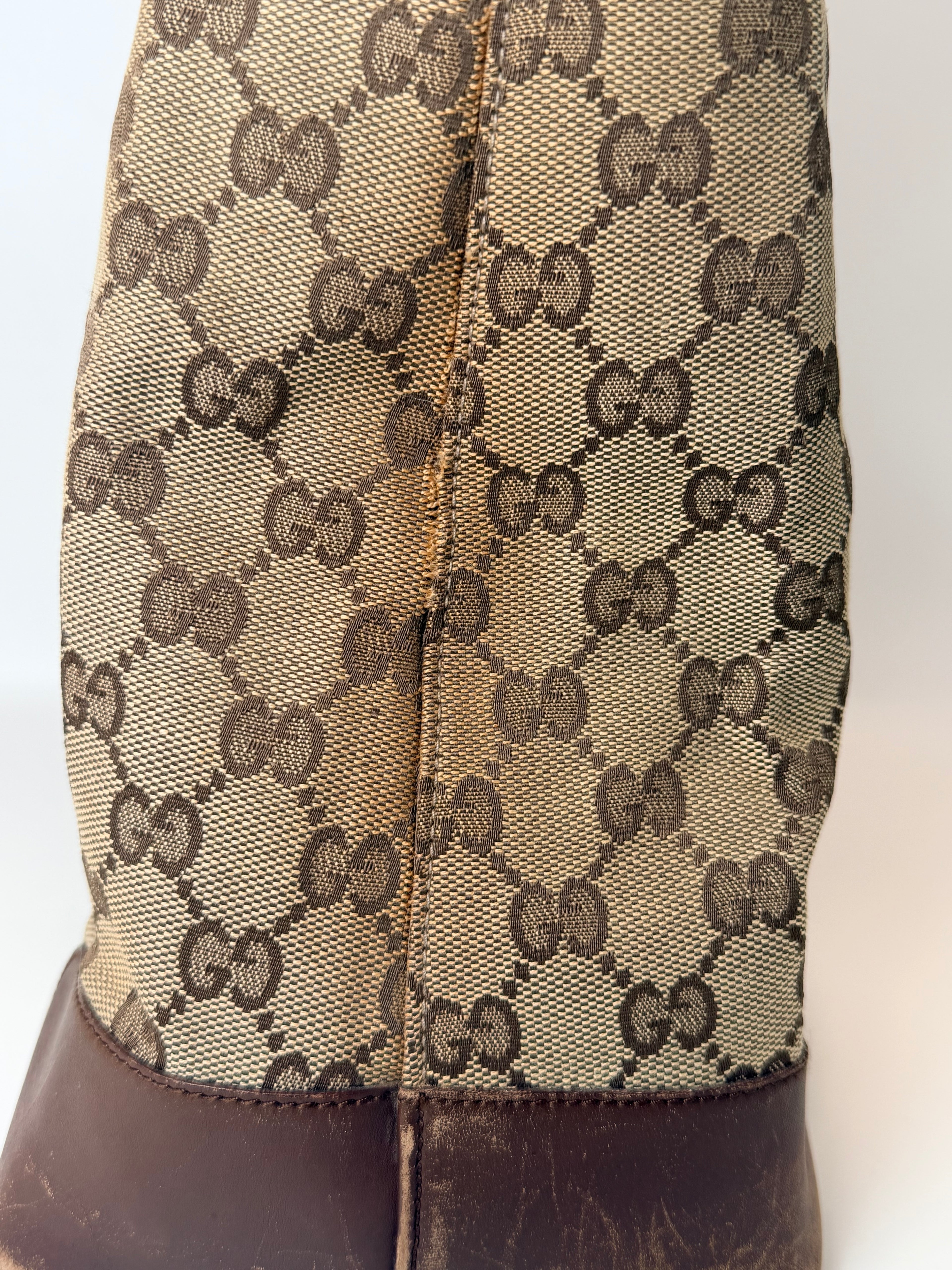 Gucci Vintage GG Canvas Tote Bag