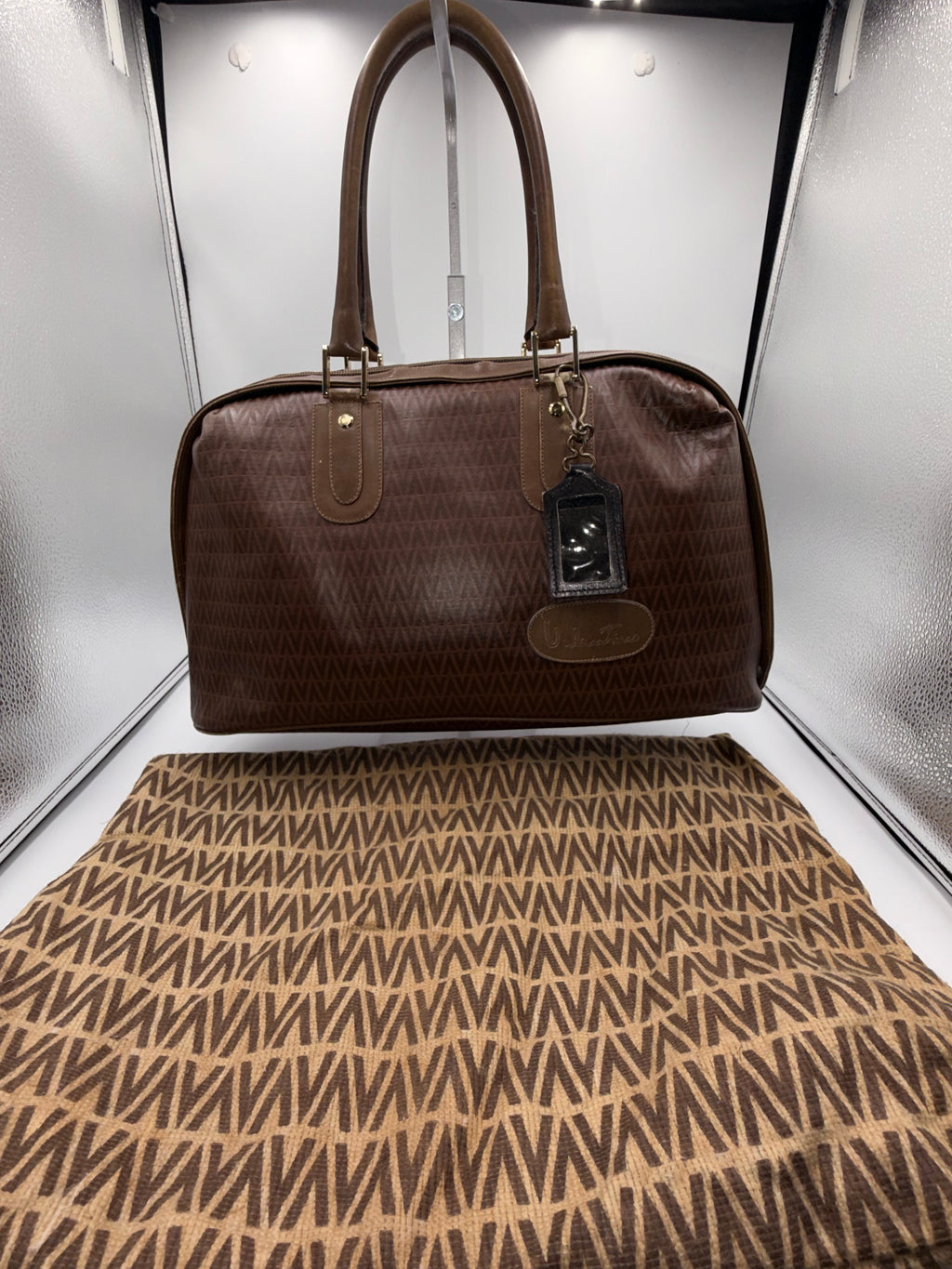 Valentino Monogram Bowler Bag