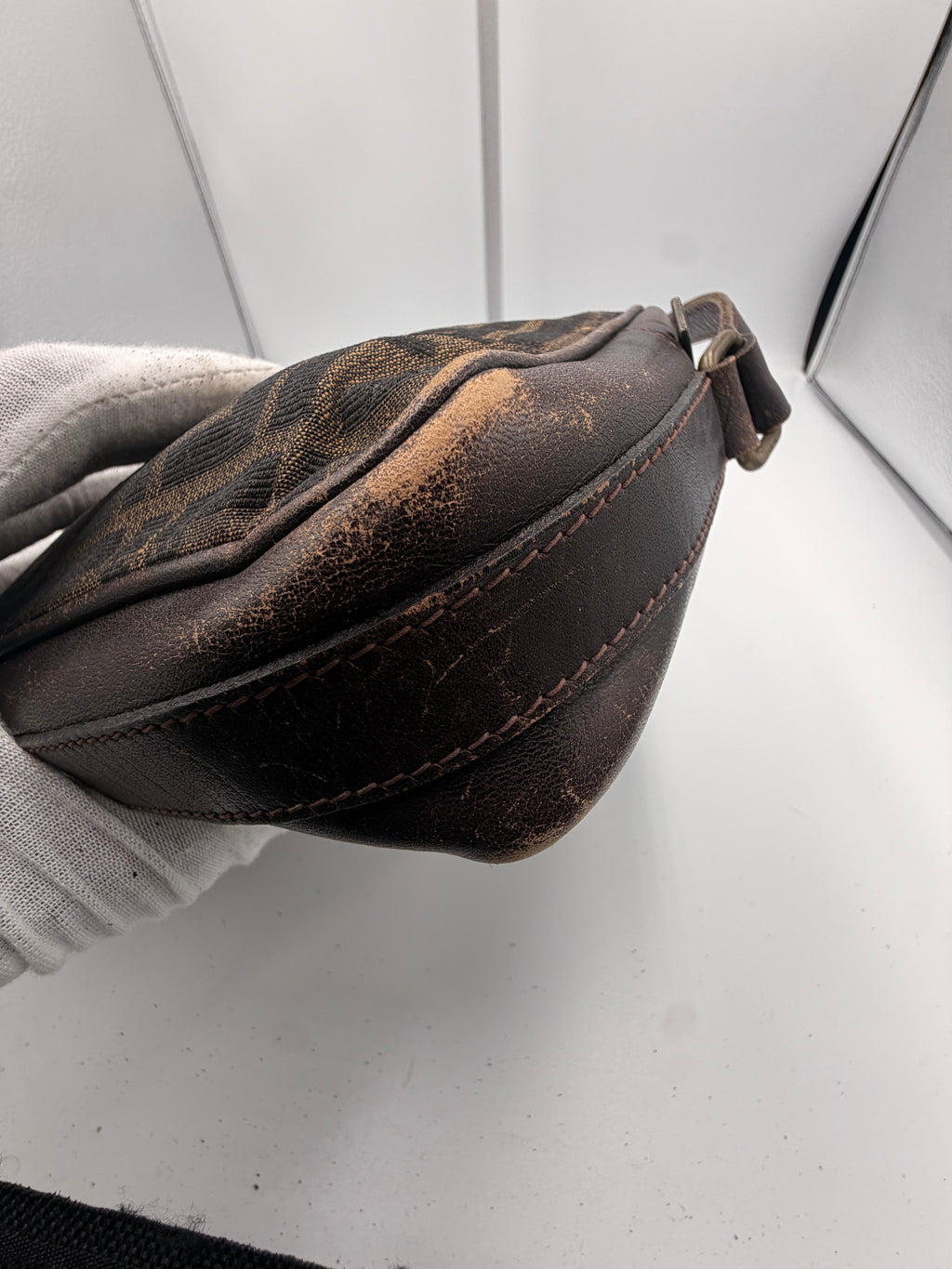 Fendi Zucca Crossbody/ Shoulder Bag