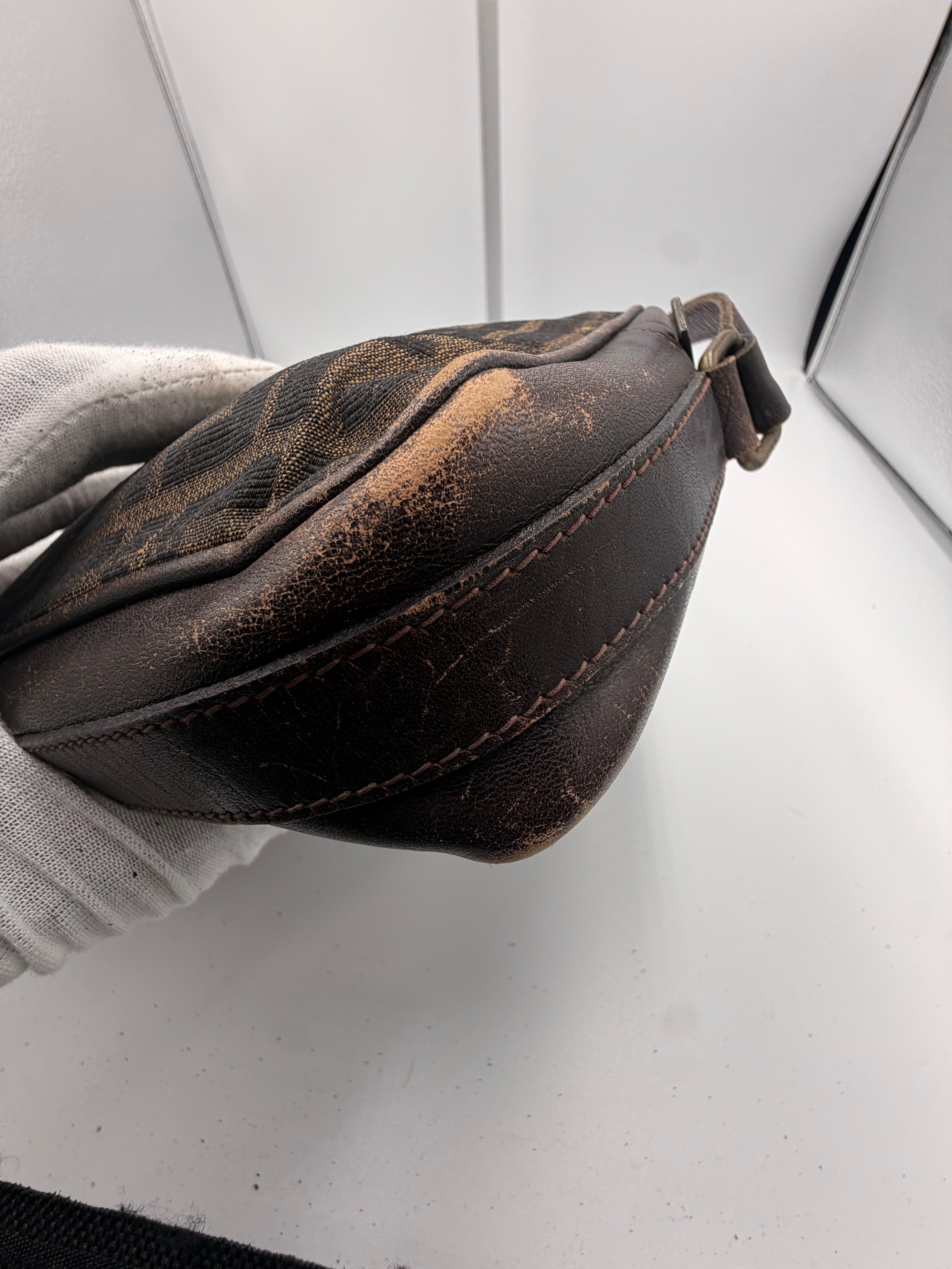Fendi Zucca Crossbody/ Shoulder Bag