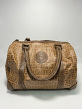 Fendi Vintage Zucca Boston Bag