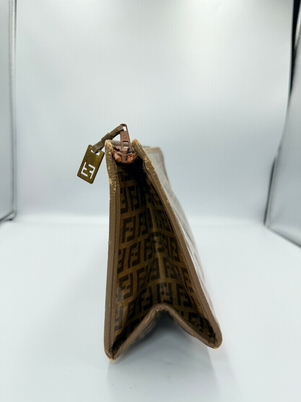 Fendi Zucca Monogram Clutch / Pouch