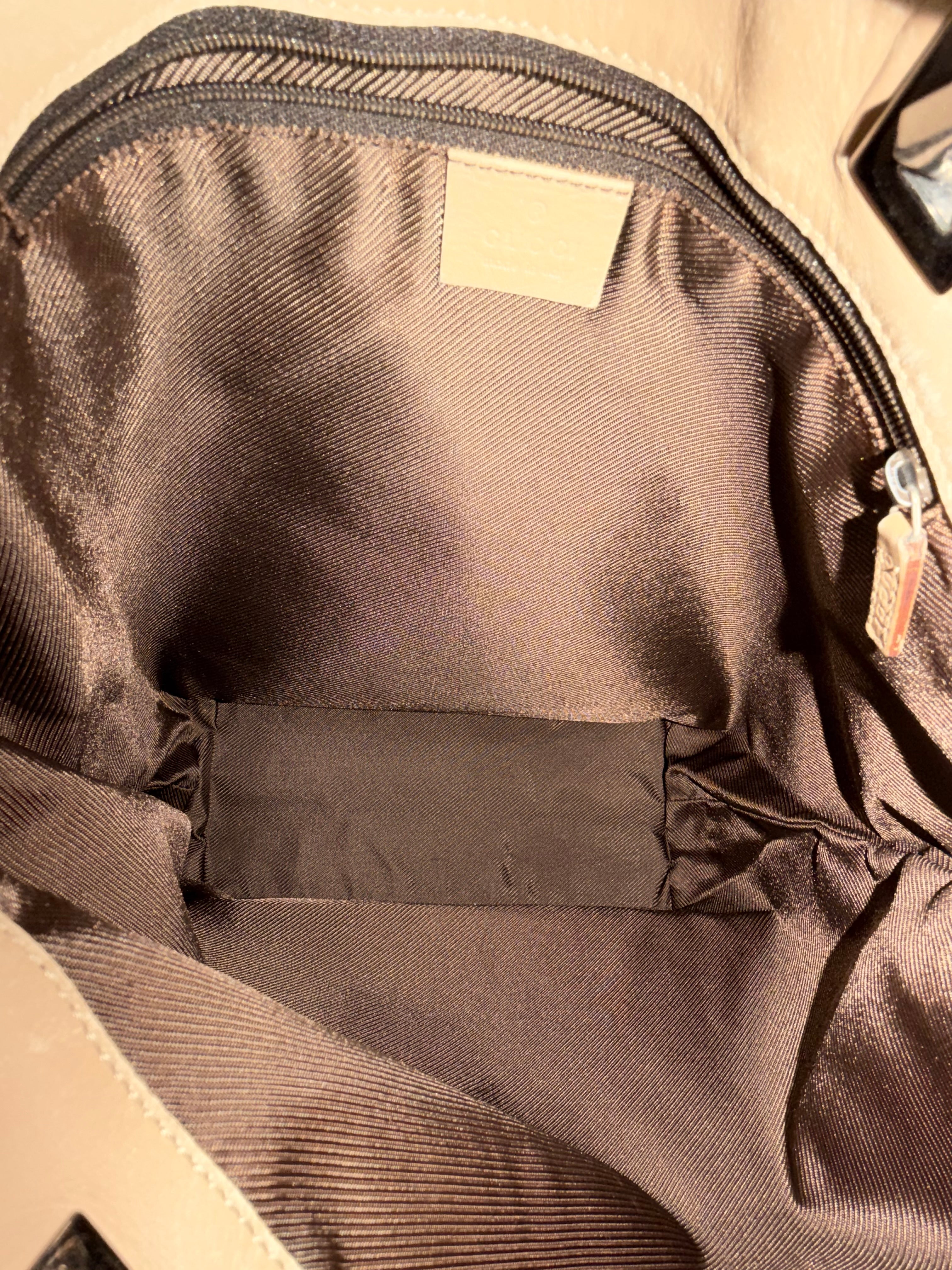 Gucci GG Canvas Tote (Beige/Brown)