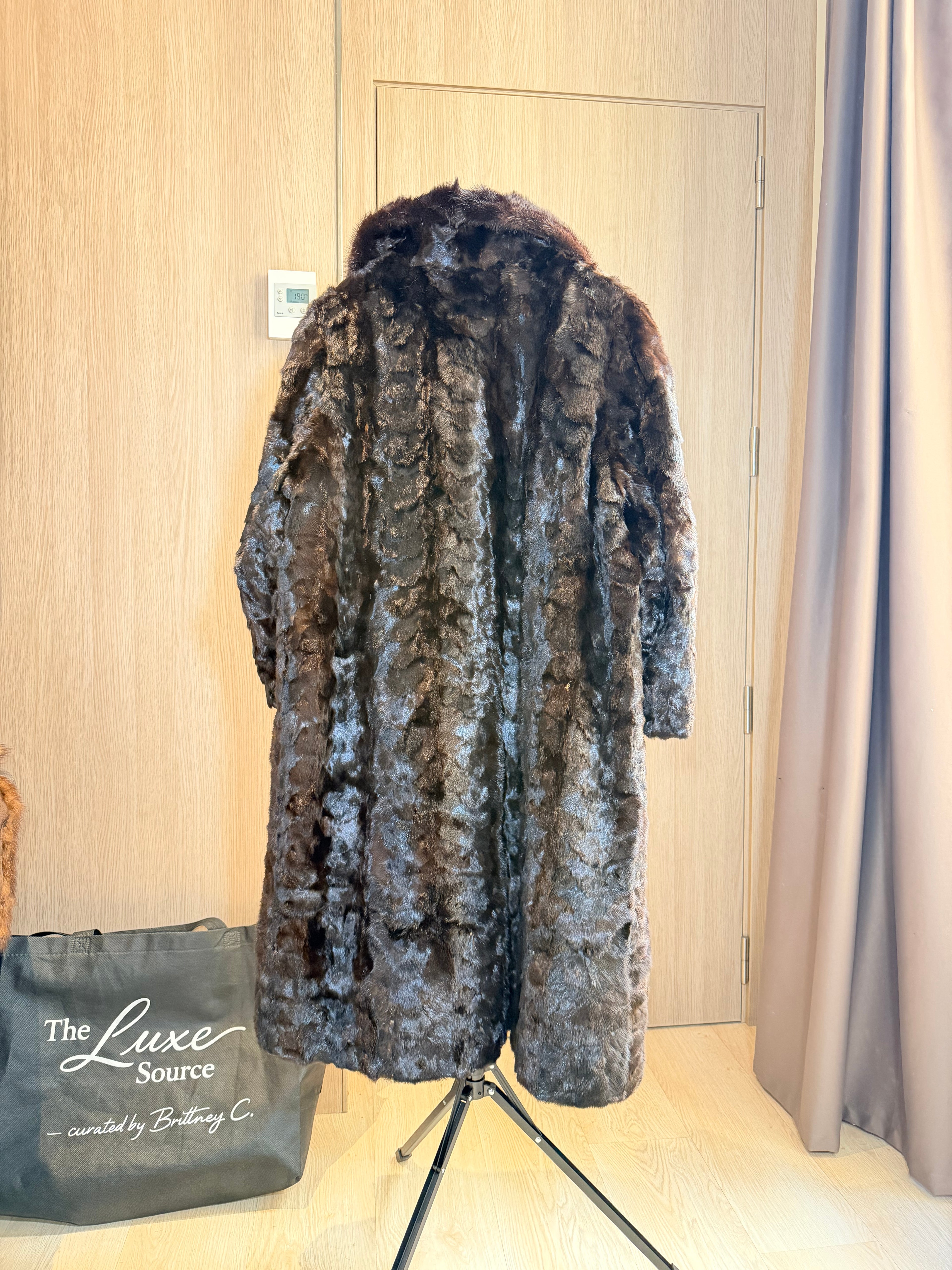 Vintage Persian Lamb Fur with Fox Collar - 2X - 005