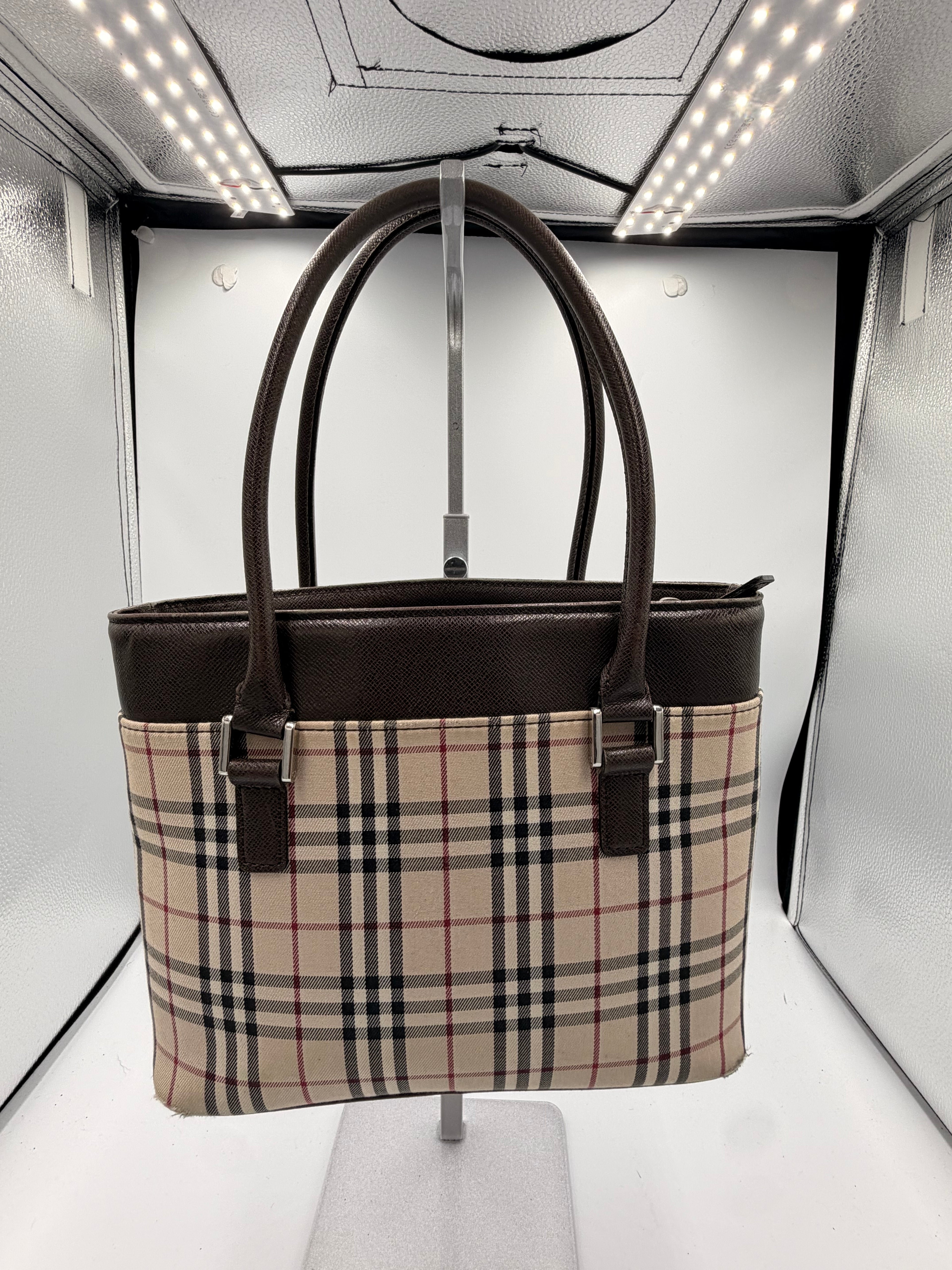 Burberry Nova Check Small Tote