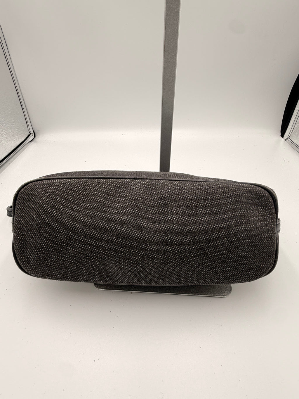 Gucci GG Canvas Mini Pouchette Bag (Black Denim)