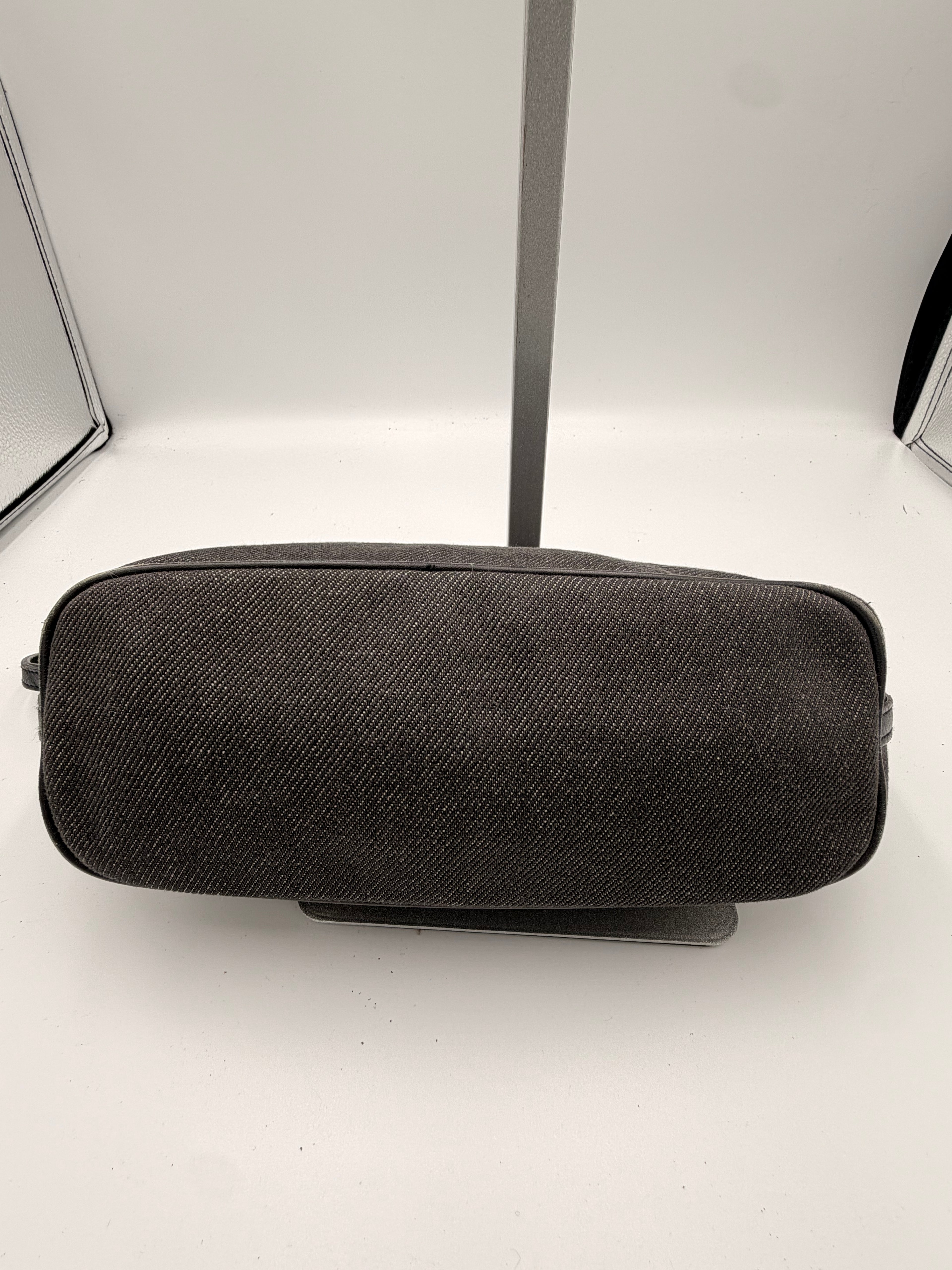 Gucci GG Canvas Mini Pouchette Bag (Black Denim)