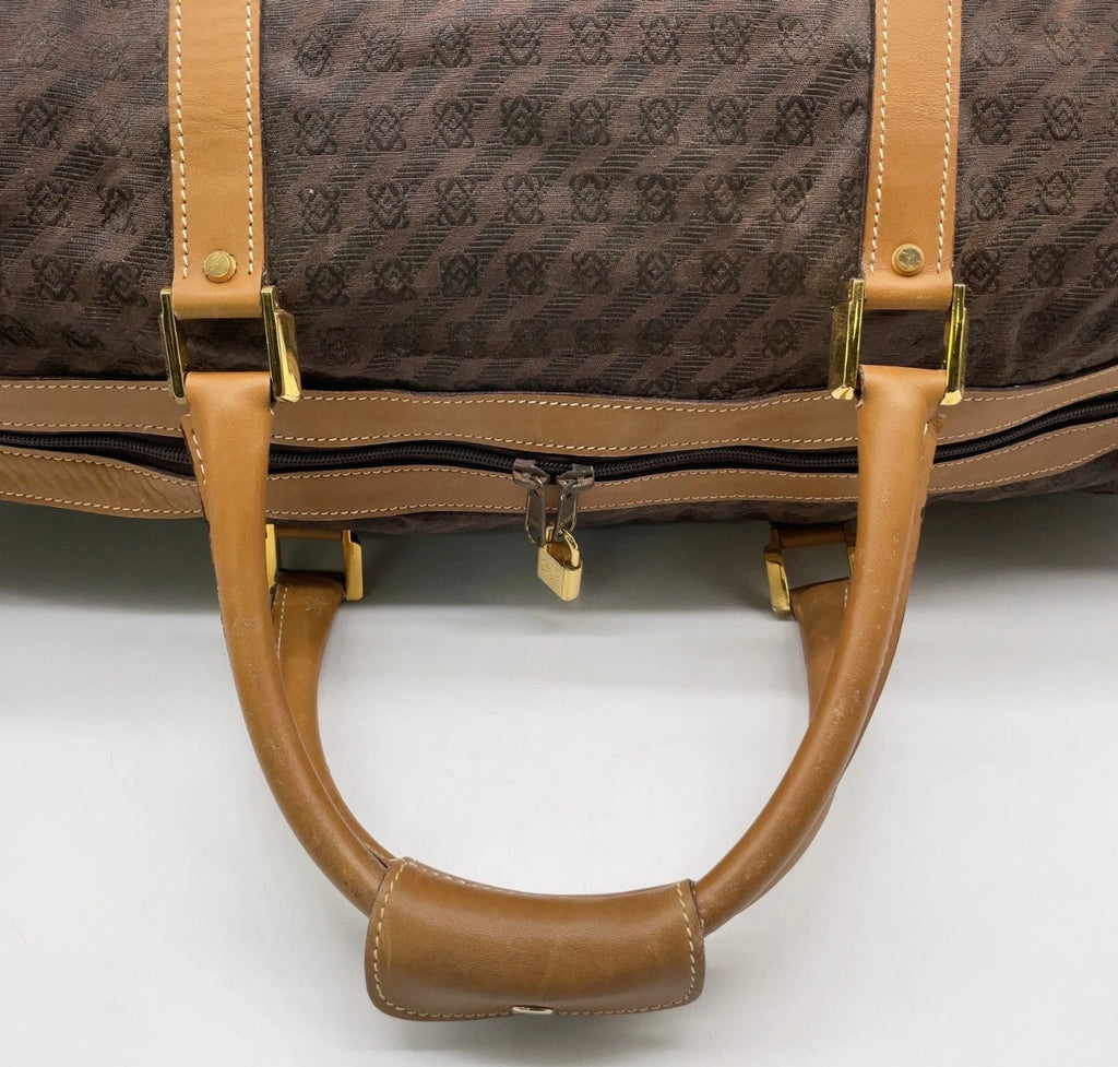 Loewe Anagram Travel Boston Bag with Lock – Large Duffle