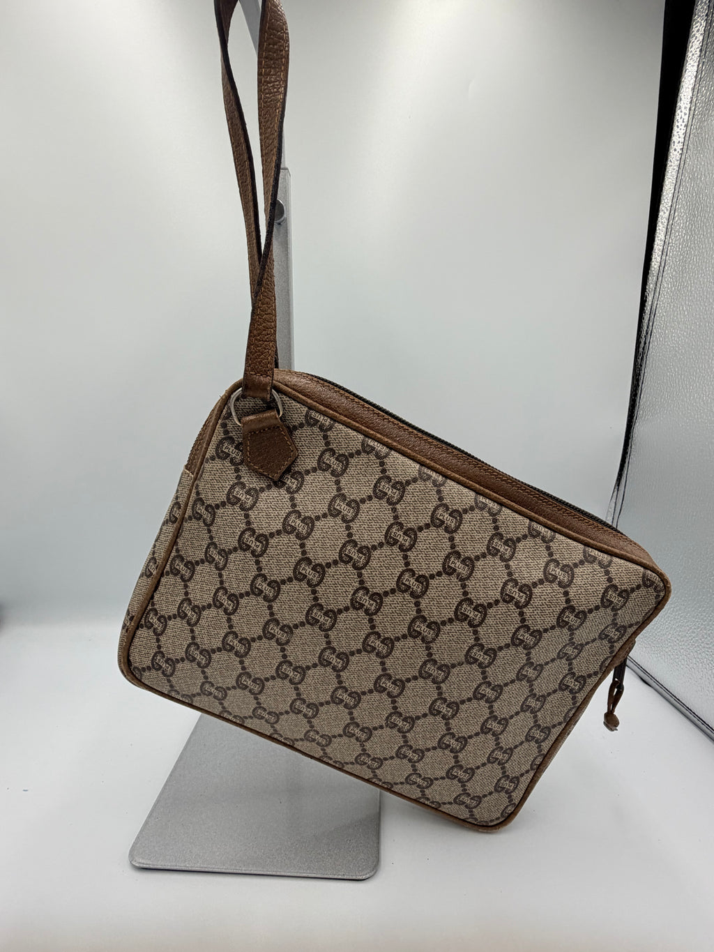 Gucci GG Plus Wristlet Clutch