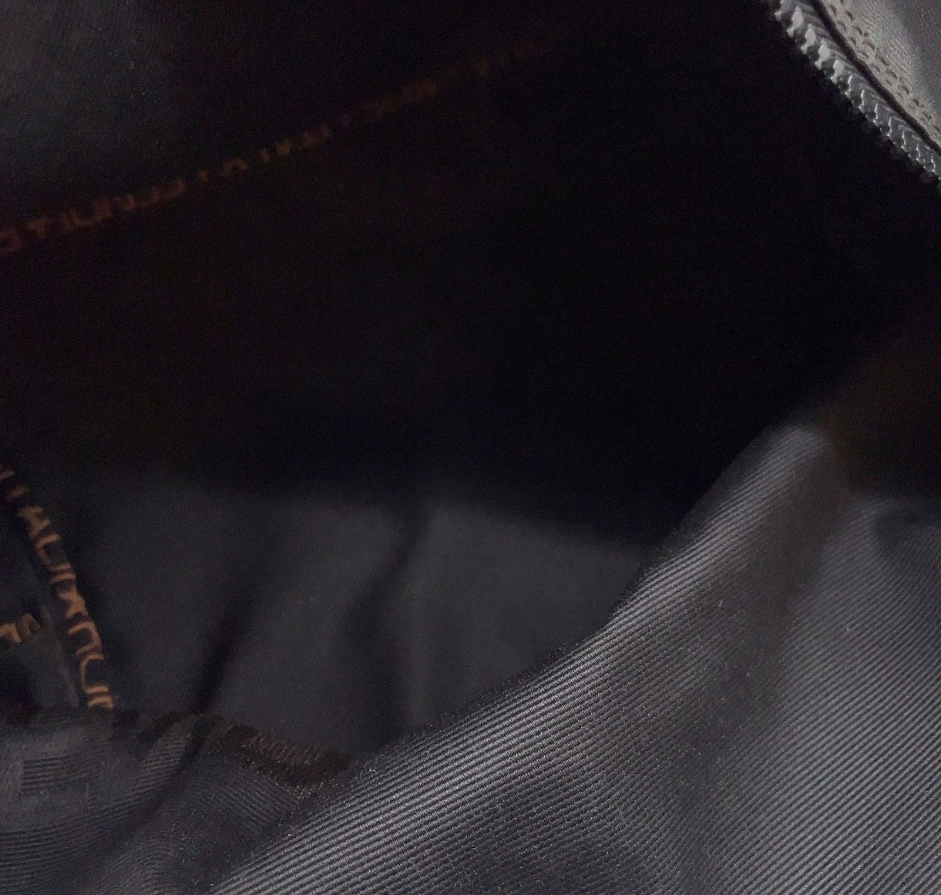 Fendi Black Nylon Logo Shoulder Bag