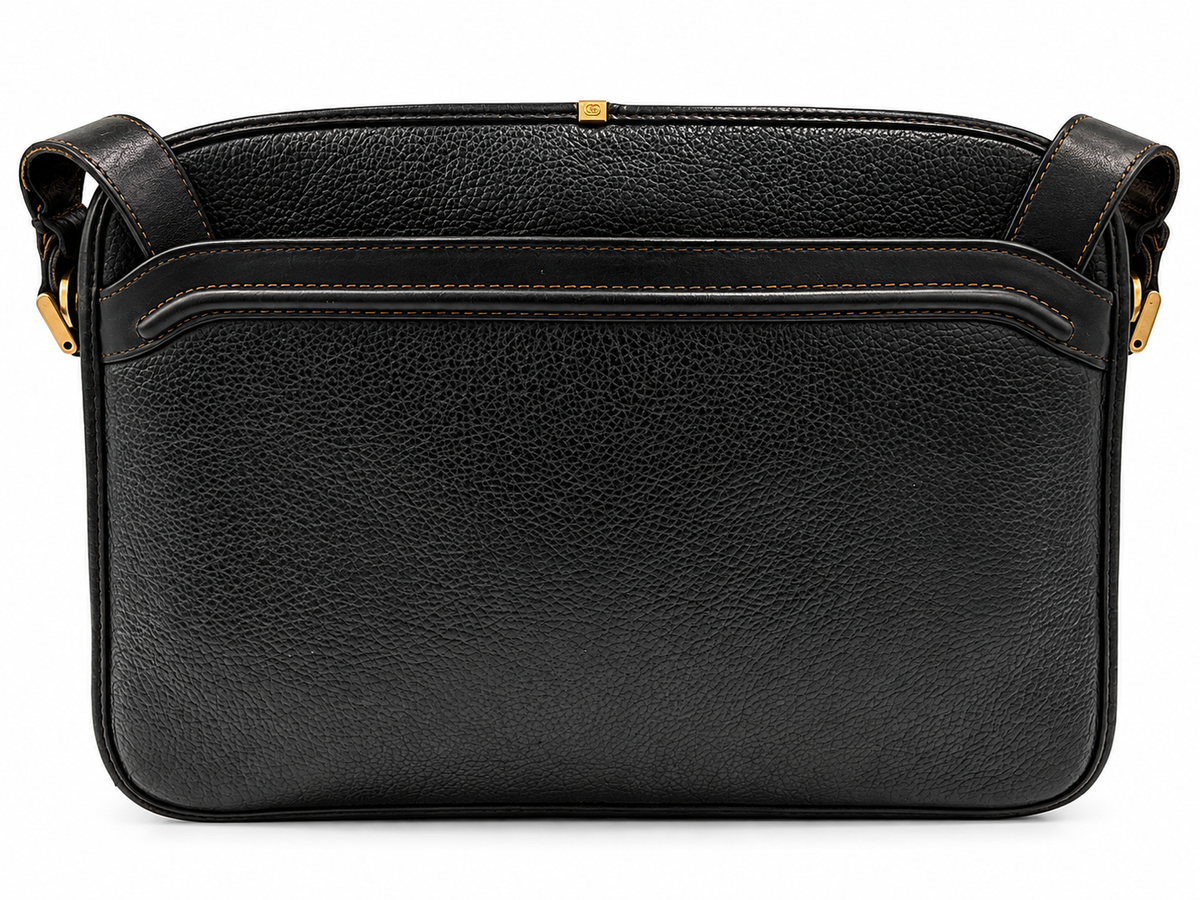 Gucci Black Leather Shoulder Bag