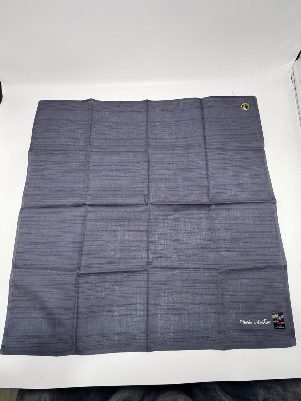 Vintage Mario Valentino Fine Cotton Handkerchief