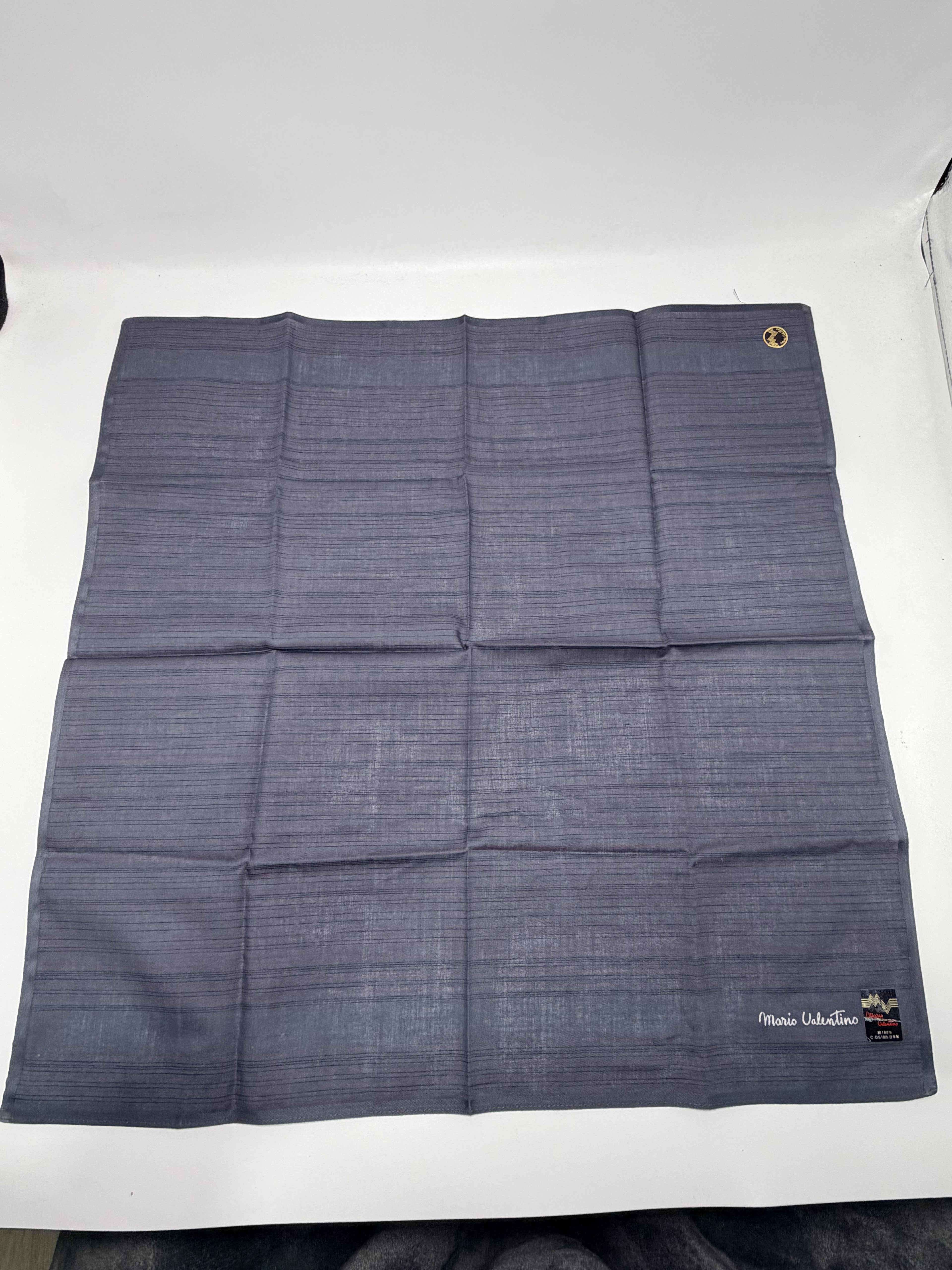 Vintage Mario Valentino Fine Cotton Handkerchief