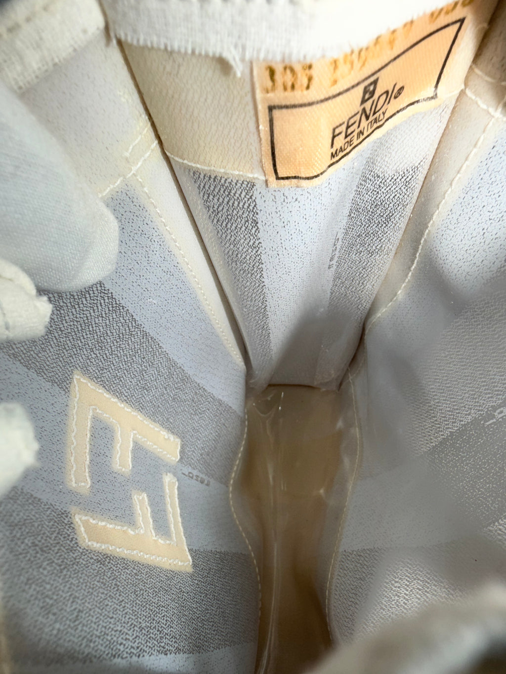 Fendi Vintage Mini Tote – White