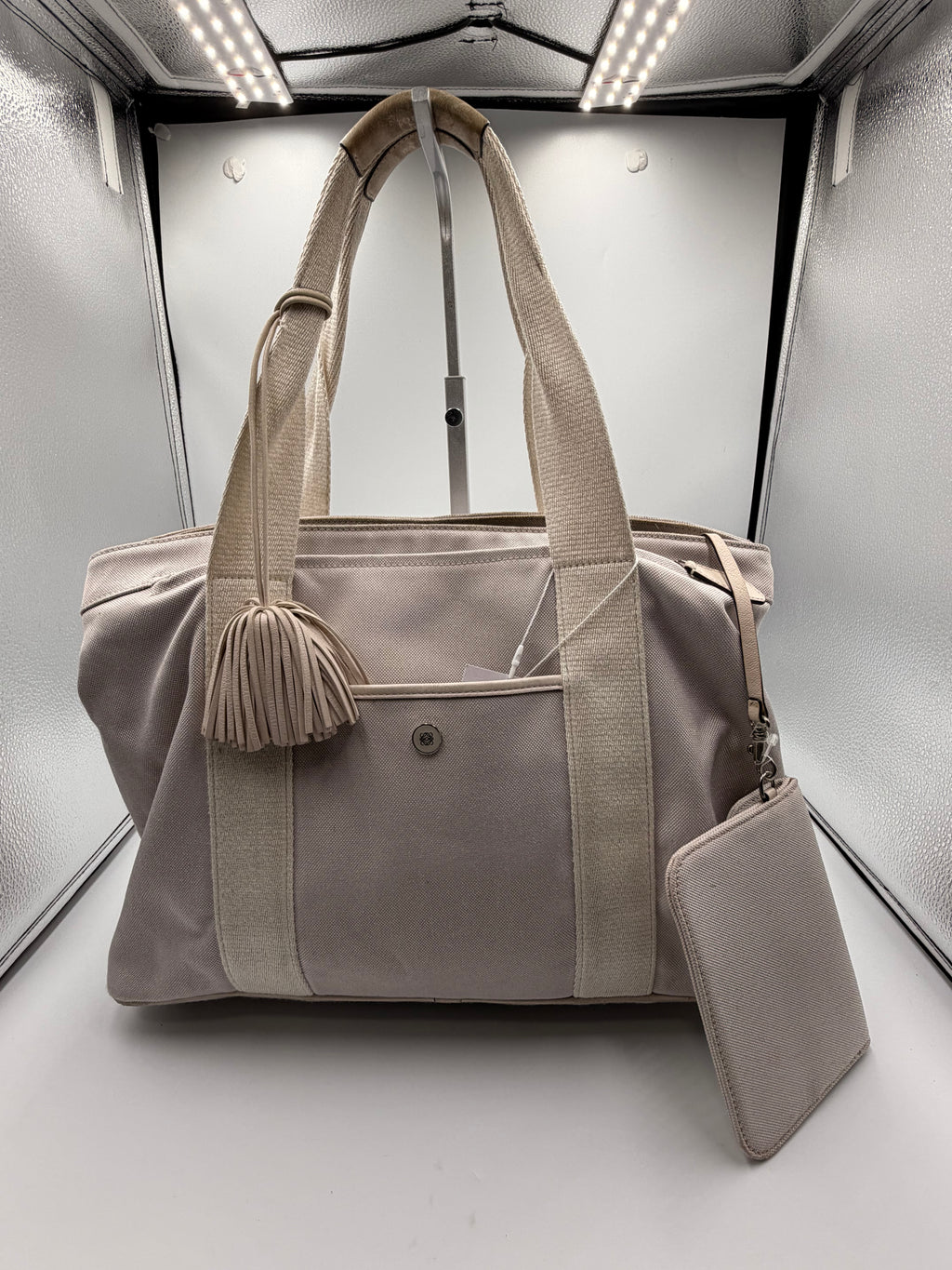 Loewe Canvas Tassel Tote Bag