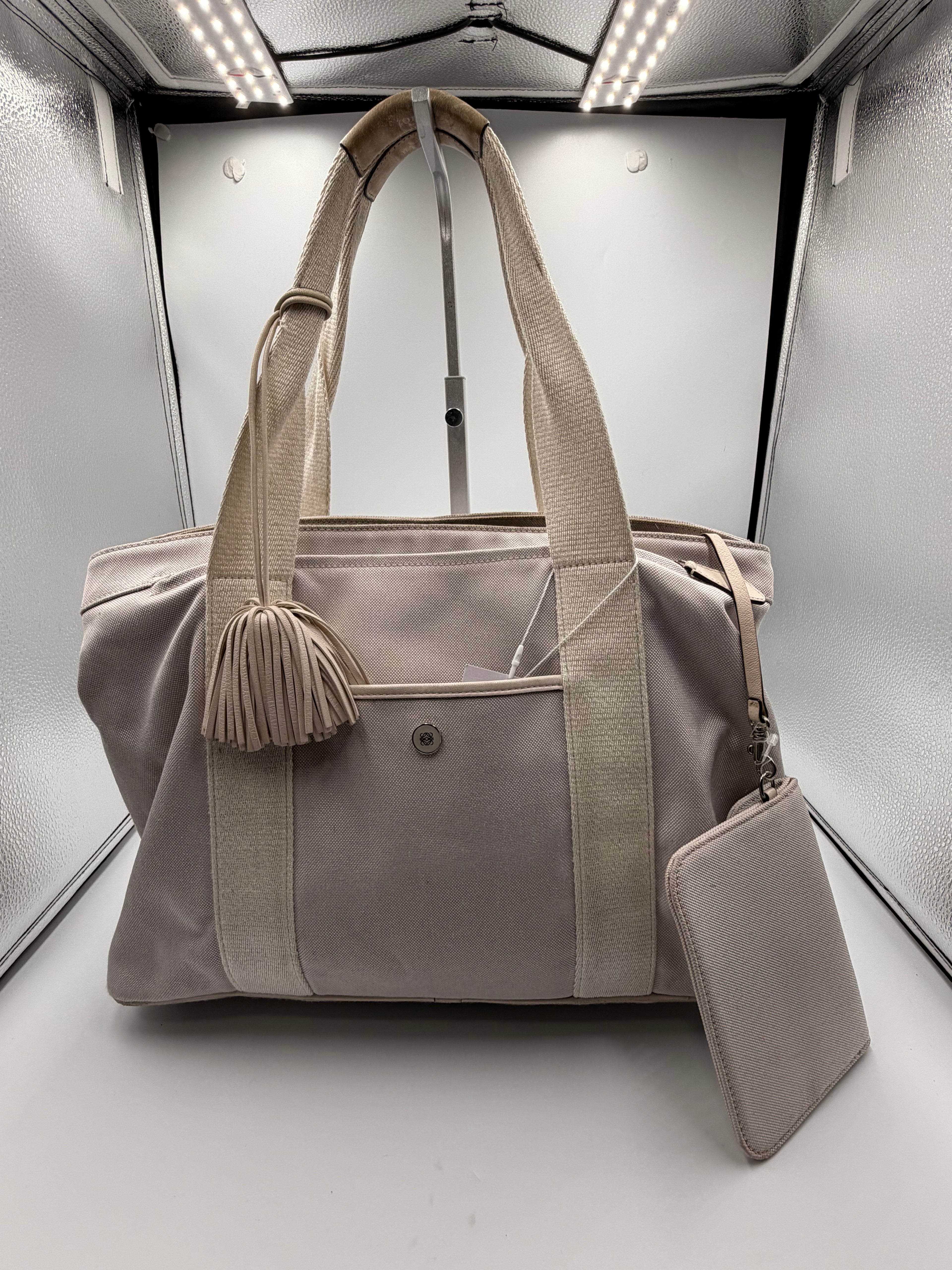 Loewe Canvas Tassel Tote Bag