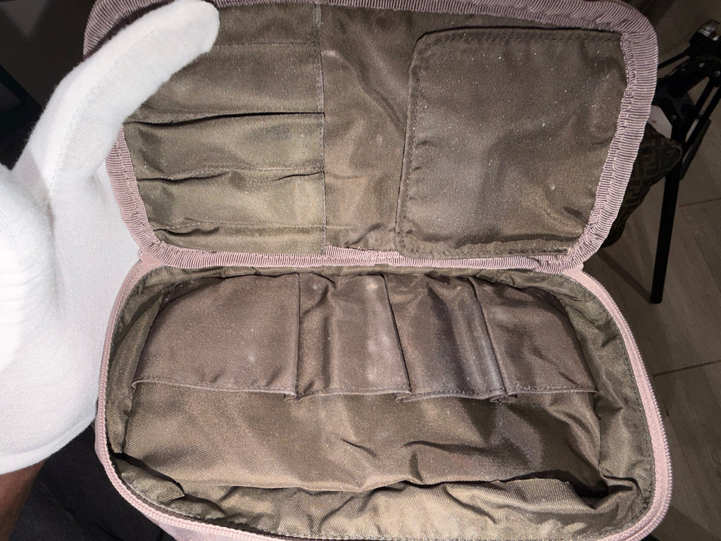 Gucci GG Nylon Cosmetic Train Case / Mini Bag (Purple)