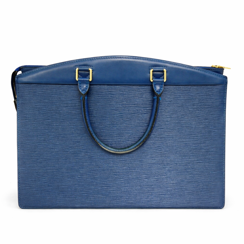 Louis Vuitton Epi Leather Riviera Handbag – Blue