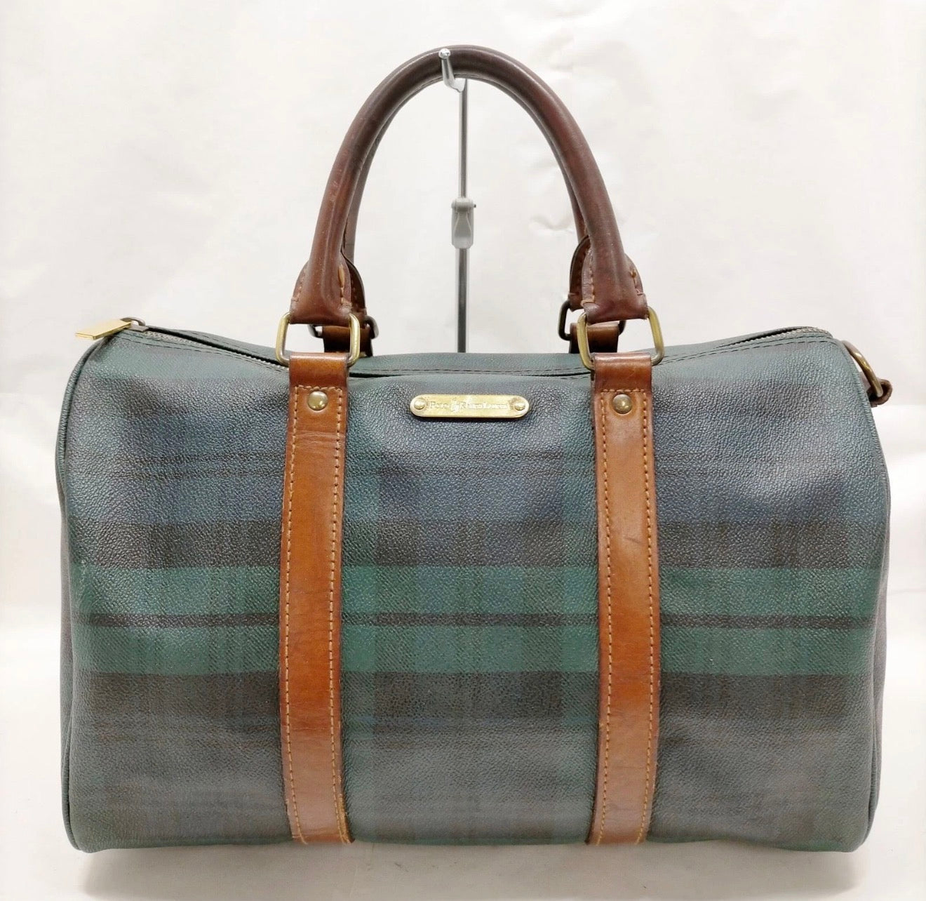 Polo Ralph Lauren Blackwatch Plaid Boston Bag